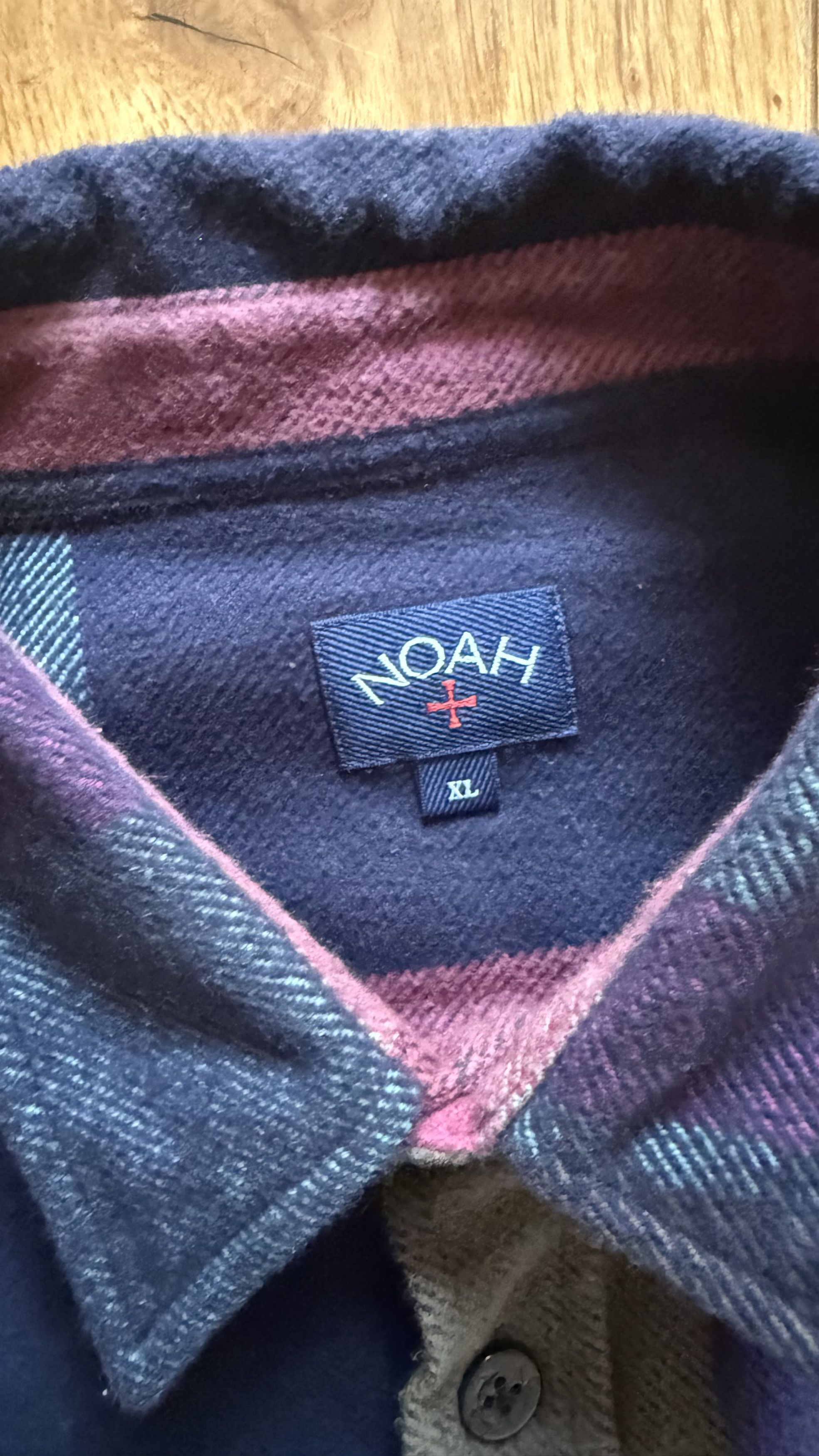 Noah Big Flannel Plaid Shirt Size US XL / EU 56 / 4 - 5 Thumbnail