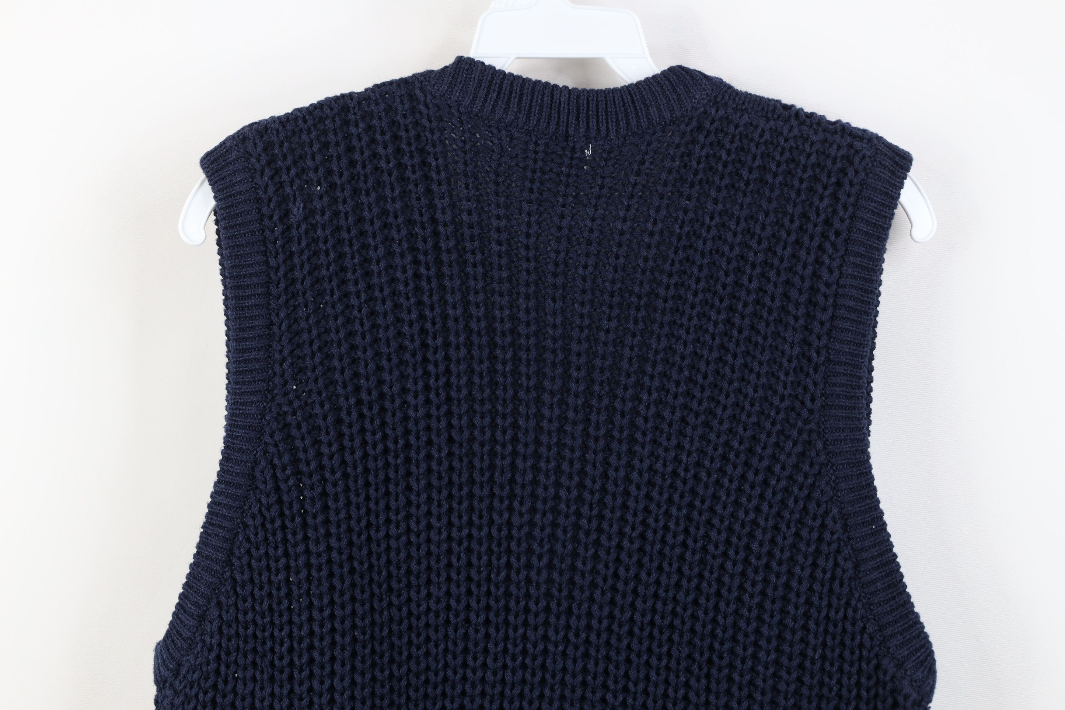 Vintage Vintage 70s Streetwear Knit Fisherman Cardigan Sweater Vest Size M / US 6-8 / IT 42-44 - 9 Thumbnail