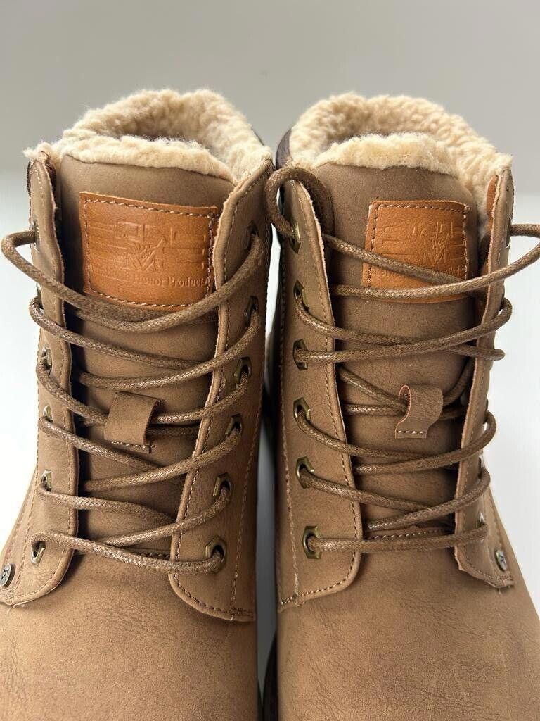 Designer Kkyc Mens Boots Fashion Waterproof Hiking Boots Size 13 Size US 13 / EU 46 - 2 Thumbnail