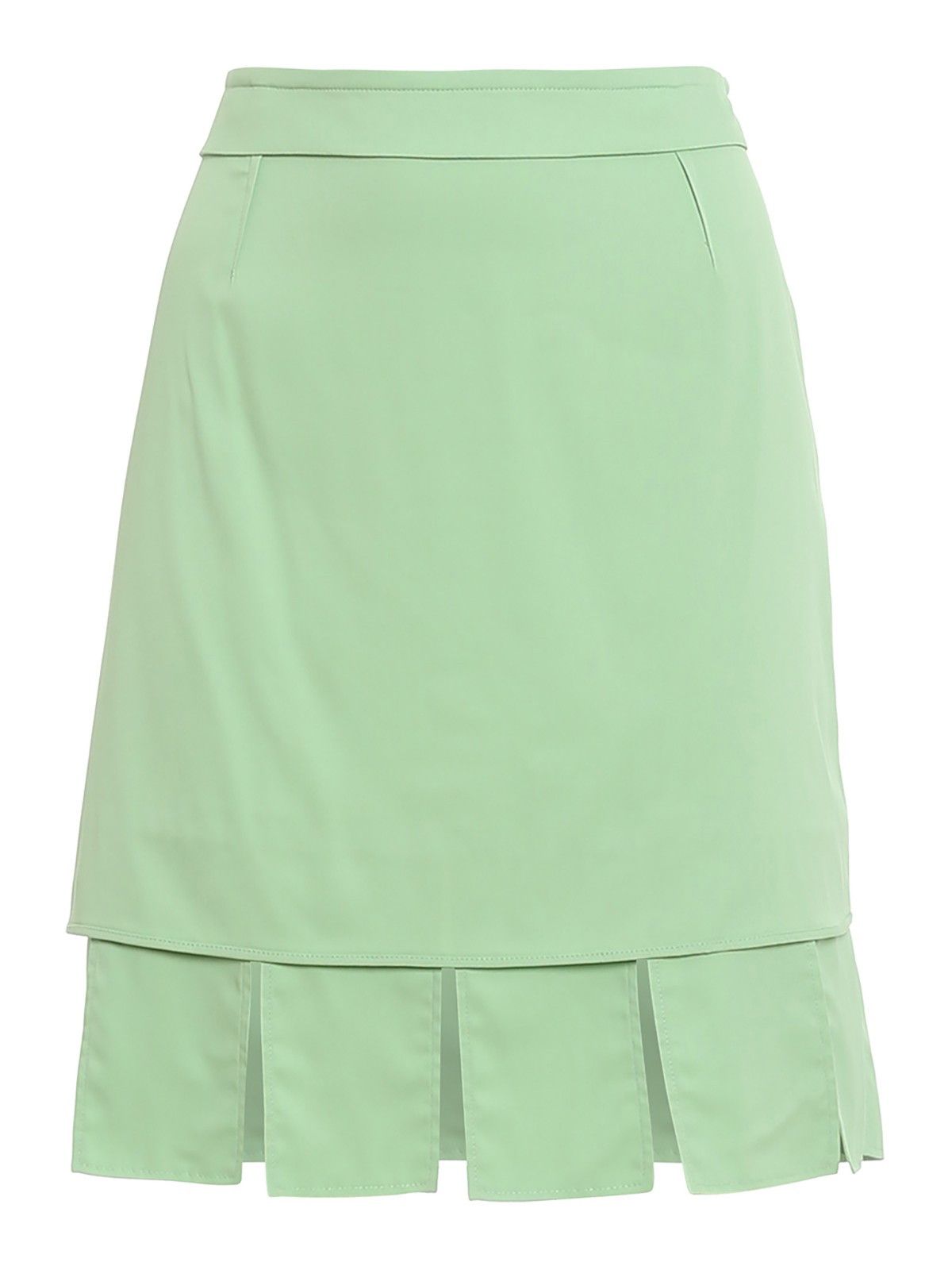 o1y0725 Mini Skirt in Light Green