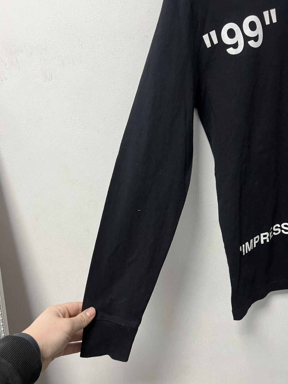Off-White Off White Longsleeve Luxury Big Logo Size S XS Size US S / EU 44-46 / 1 - 5 Thumbnail