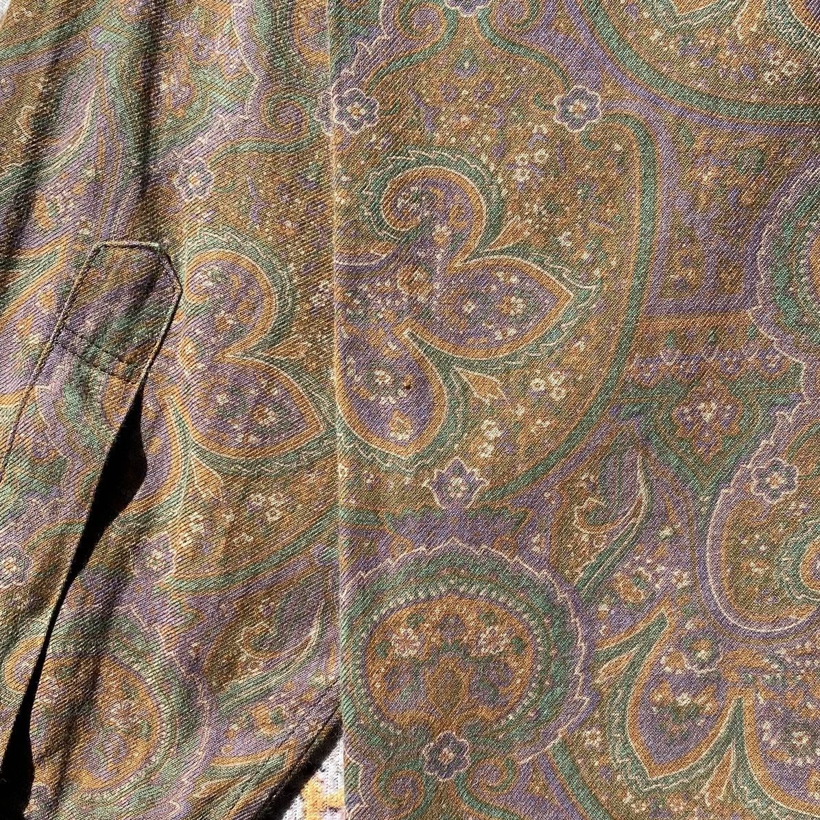 Christian Dior Monsieur Vintage Christian Dior Paisley Shirt Button Christian Dior Size US M / EU 48-50 / 2 - 10 Thumbnail