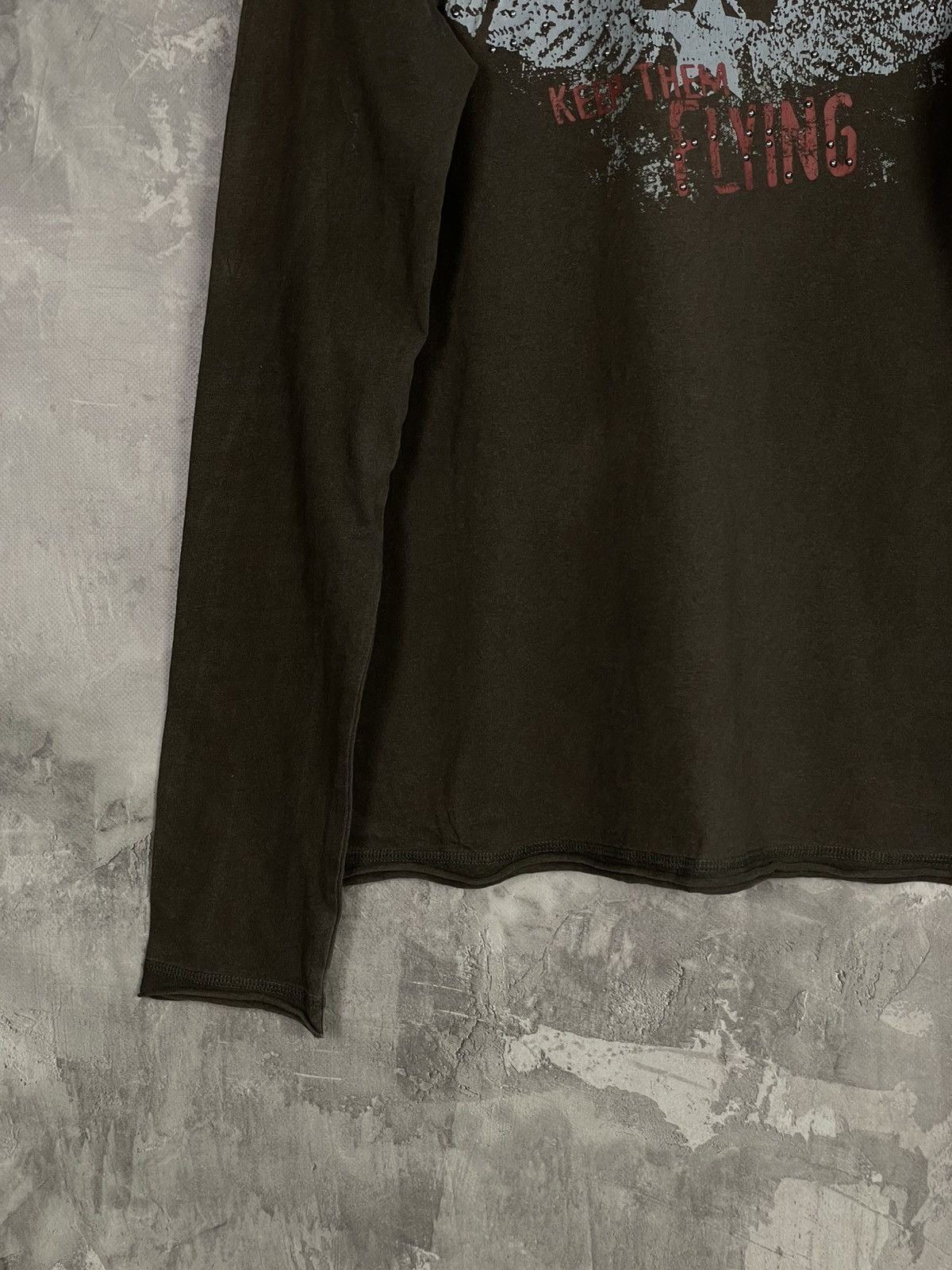 If Six Was Nine × Japanese Brand × Vintage Vintage Boss Studded Grunge Vibe Affiction Style Long Sleeve Size US S / EU 44-46 / 1 - 5 Thumbnail