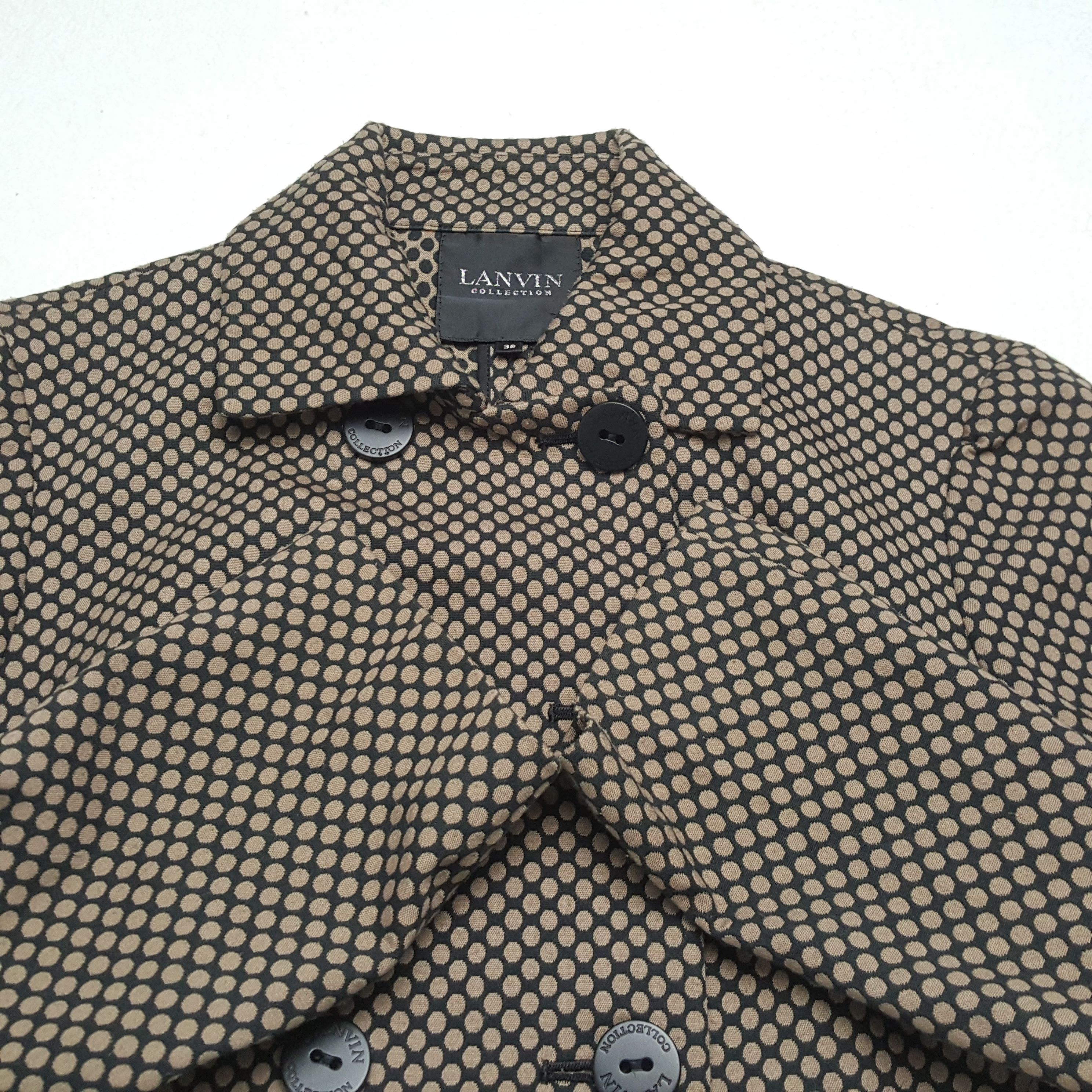 Lanvin × Vintage LANVIN Designer Brand Fashion Style Blazer Size XS / US 0-2 / IT 36-38 - 7 Thumbnail