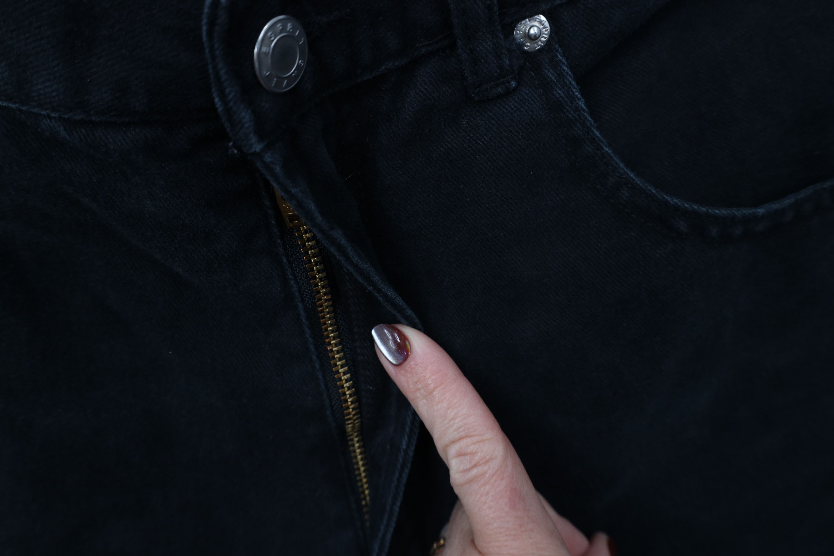 Esprit Vintage 90s Y2K Esprit Relaxed Tapered Leg Jeans Black Size 30" / US 8 / IT 44 - 9 Thumbnail
