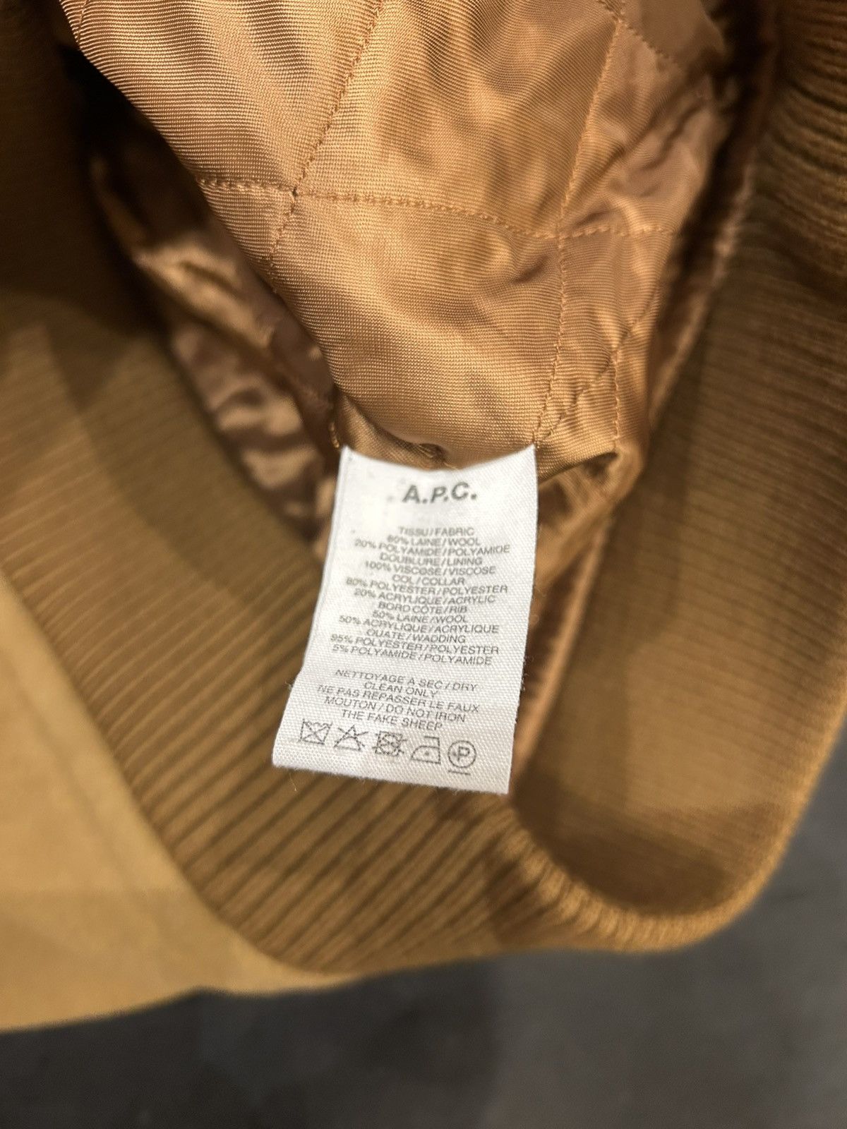 A.P.C. A.P.C. Wool Faux Shearling Jacket Size US XL / EU 56 / 4 - 4 Thumbnail
