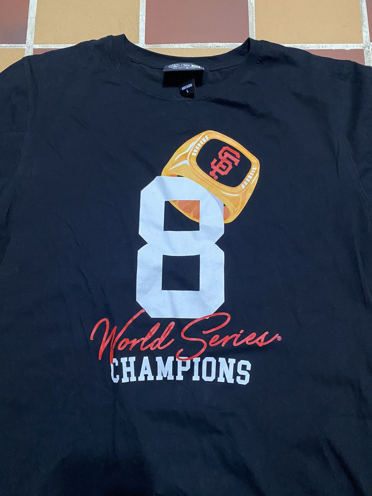 Giant × MLB × New Era San Francisco Giants Champion New Era Shirt Size US L / EU 52-54 / 3 - 2 Thumbnail