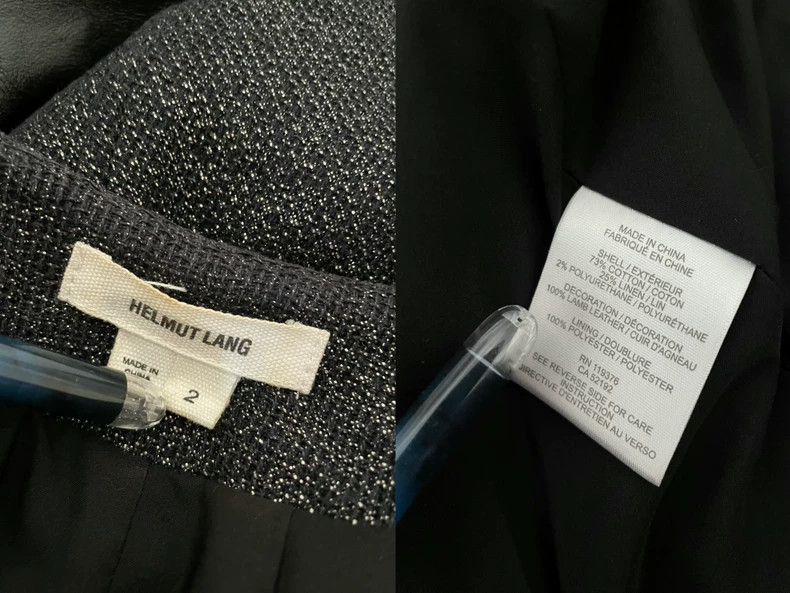 Helmut Lang HELMUT LANG size2 Metallic sheepskin simple style coat Size M / US 6-8 / IT 42-44 - 9 Thumbnail