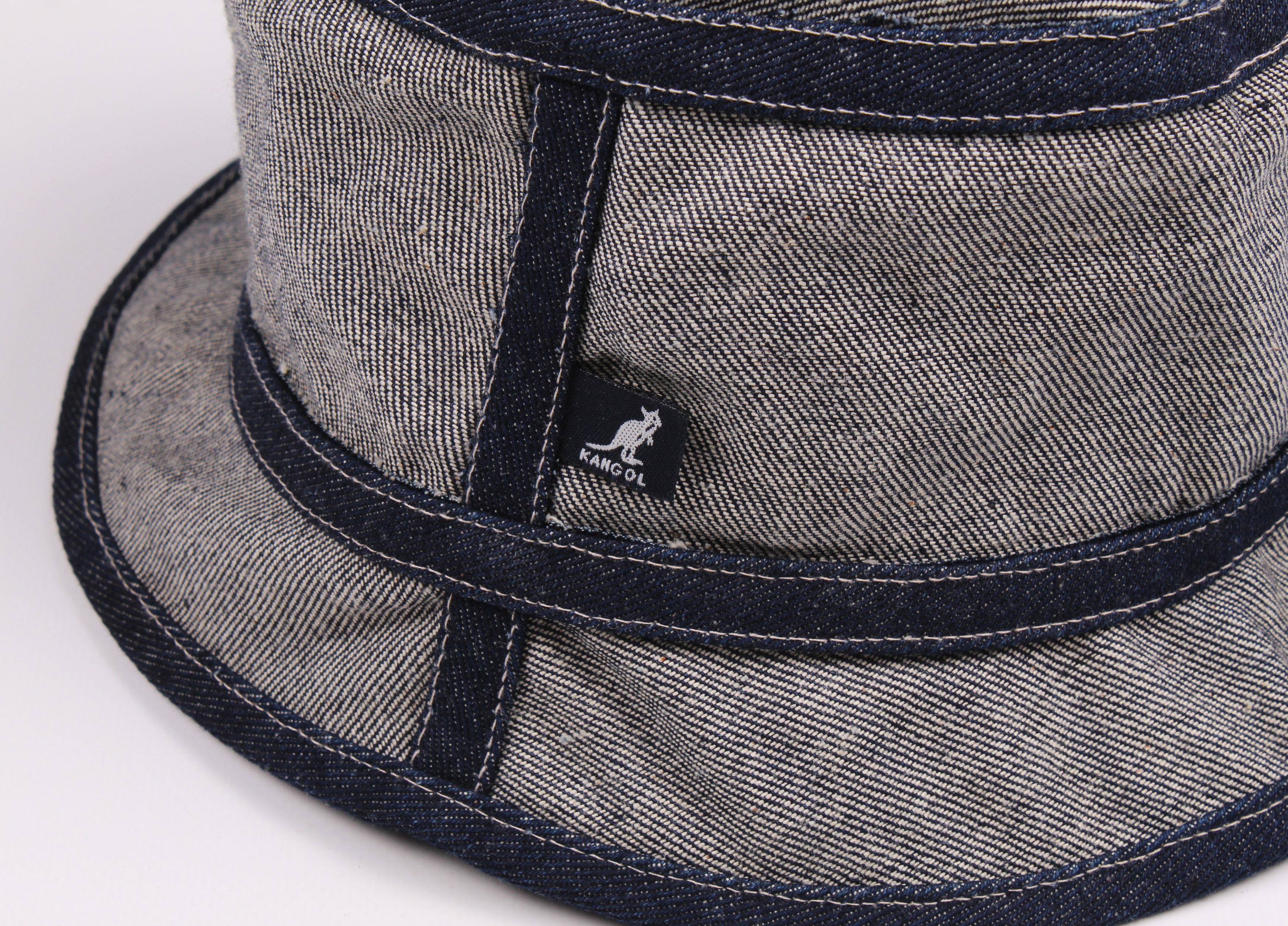 Kangol × Vintage Kangol Vintage Y2K Denim Double Side Bucket Hat Size ONE SIZE - 2 Thumbnail