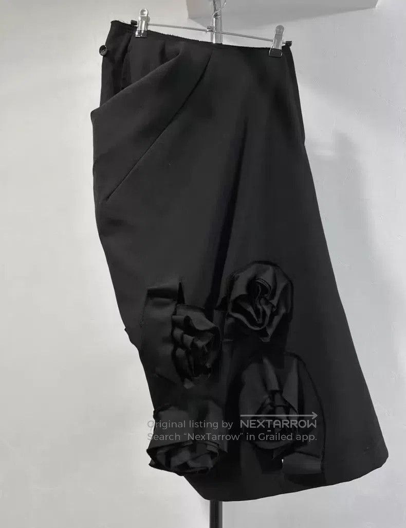 Comme des Garcons Comme des Garcons size S 3D Rose Print Skirt Size 23" - 6 Thumbnail