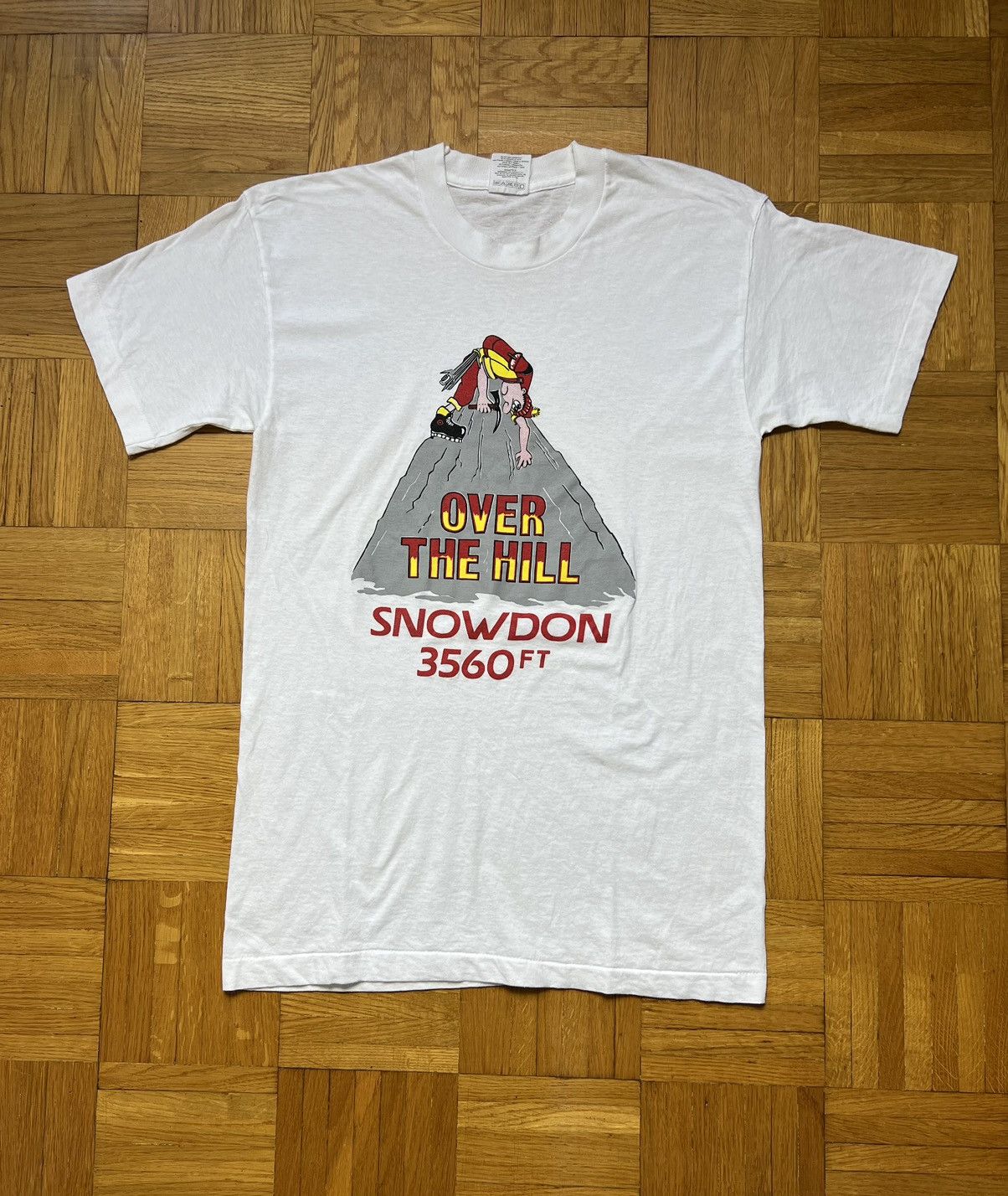 Vintage Tshirt Snowdon 3560FT vintage 80’s single stitch Size US M / EU 48-50 / 2 - 2 Thumbnail