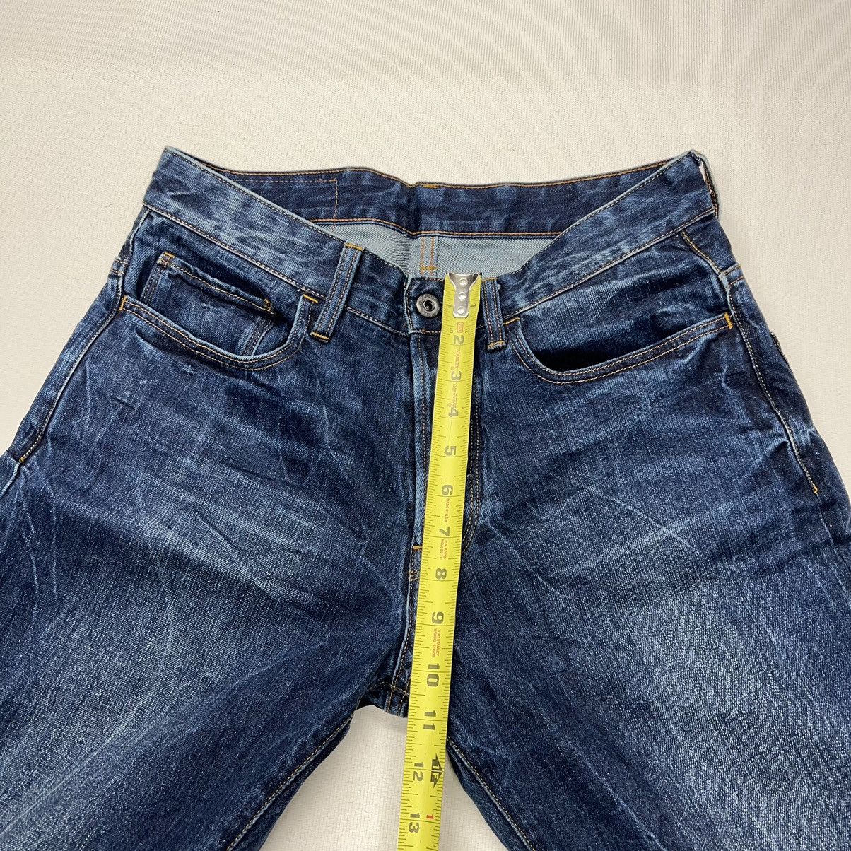G-Star G Star Raw Jeans Shorts Blue 3301 Tapered Denim Faded Washed Size US 30 / EU 46 - 16 Thumbnail