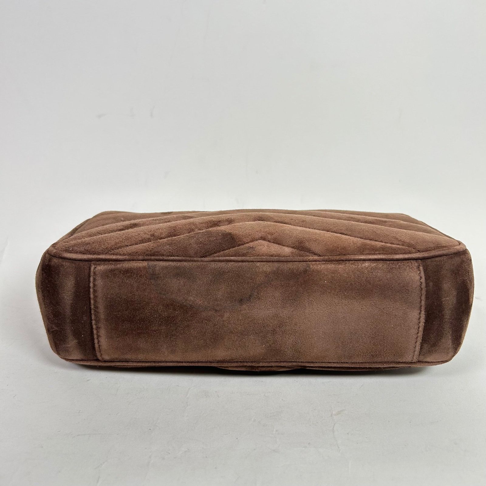 Saint Laurent Paris Saint Laurent Small Matelasse LouLou Suede Bag Size ONE SIZE - 5 Thumbnail