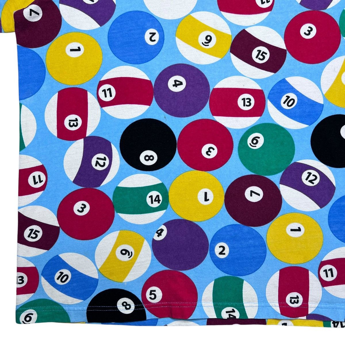Vintage Vtg 2000s Billiards Pool Table All Over Print 3D Graphic Tee Size US XXL / EU 58 / 5 - 5 Thumbnail