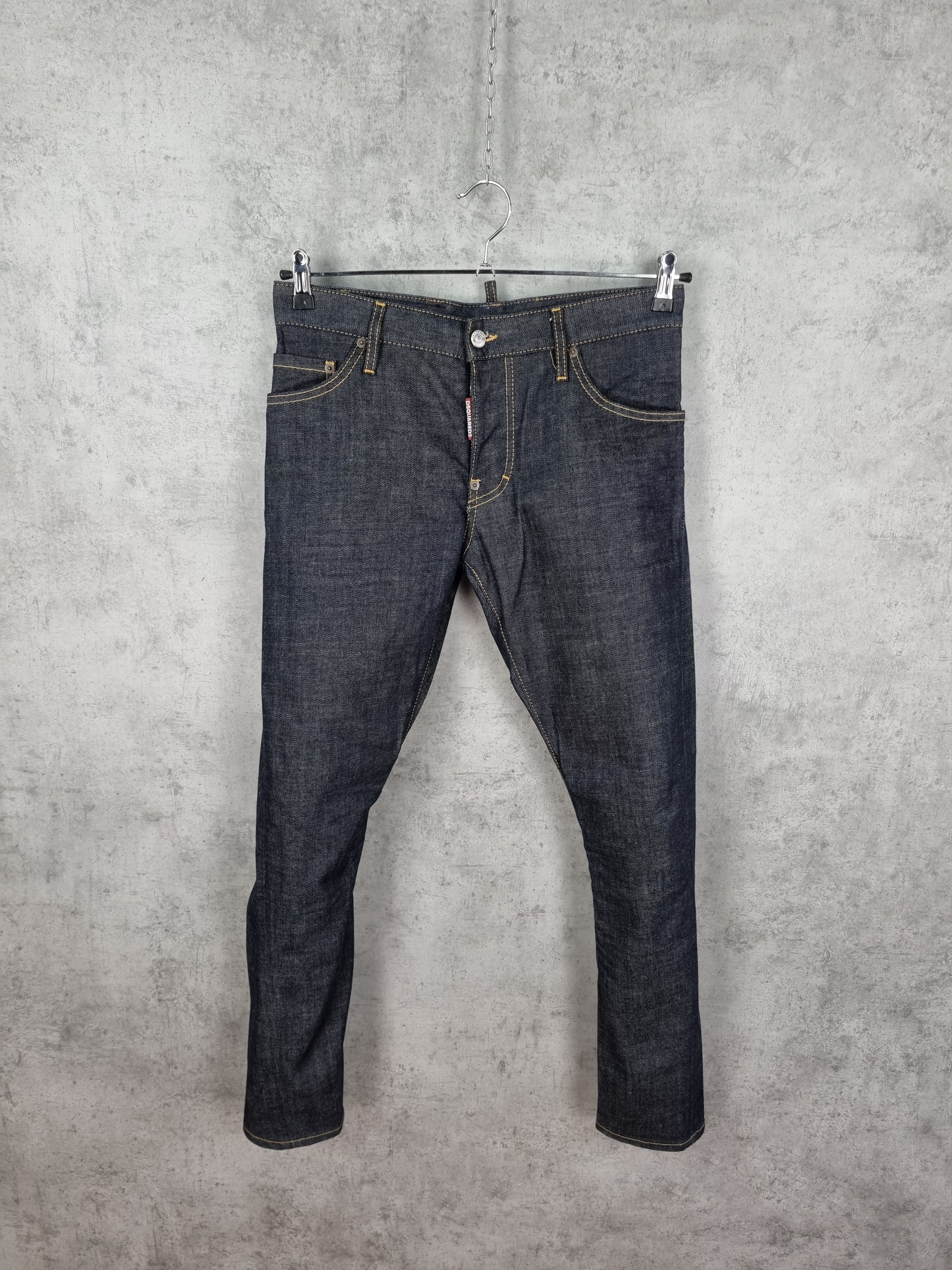 Dsquared2 DSQUARED2 Italian Raw Denim Skinny Jeans Size US 32 / EU 48 - 1 Thumbnail