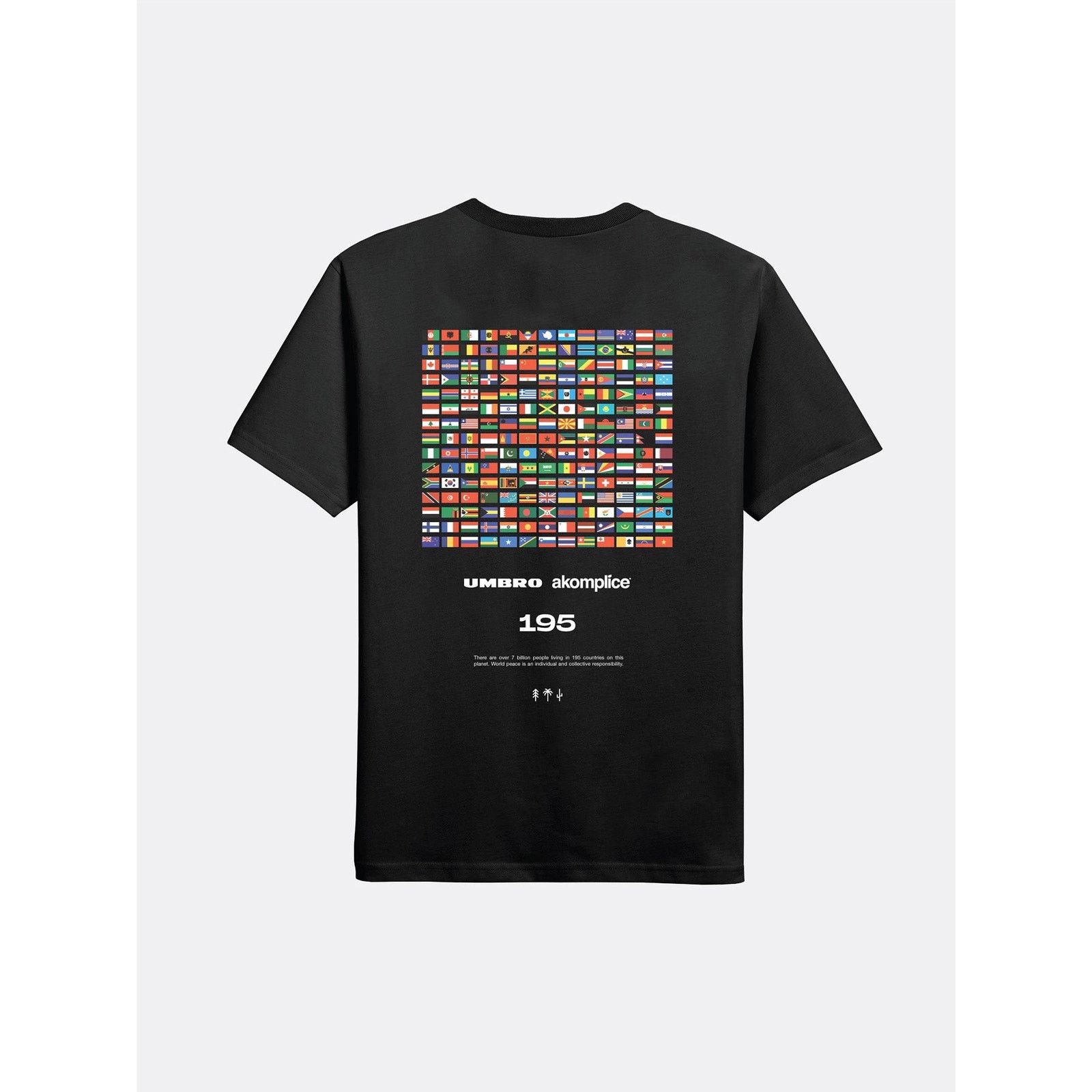 Akomplice New - Medium - White - AK + Umbro - World Peace SS Tee Size US M / EU 48-50 / 2 - 4 Thumbnail