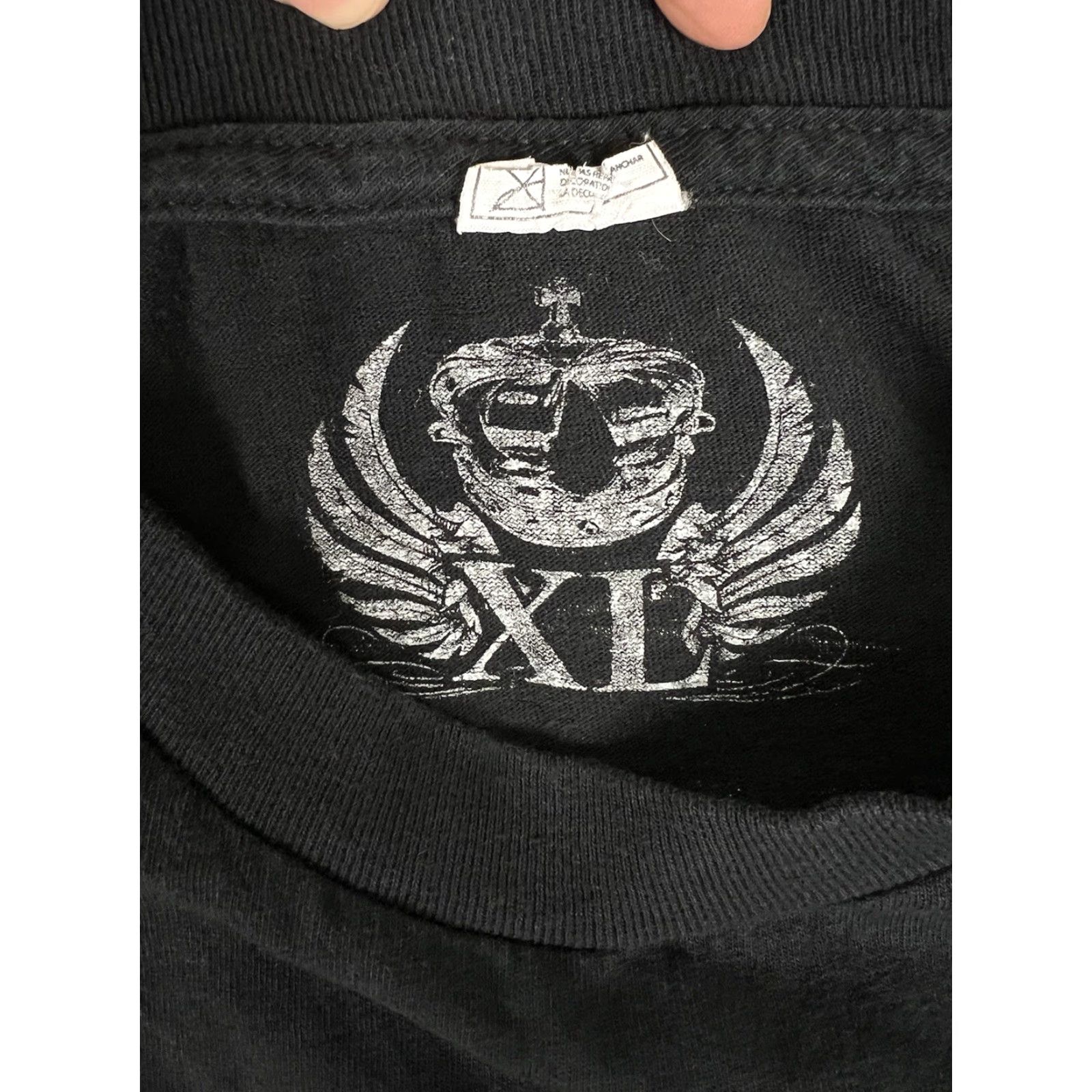 Vintage American Heritage T-Shirt XL Black Biker Motorcycle Eagle “The Night Riders” 90s USA Men Size US XL / EU 56 / 4 - 7 Thumbnail