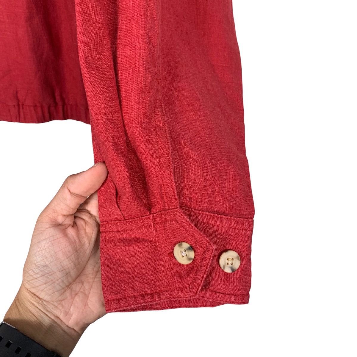 Chaps Ralph Lauren Vintage Chaps Ralph Lauren Red Bomber Jacket Size US M / EU 48-50 / 2 - 13 Thumbnail