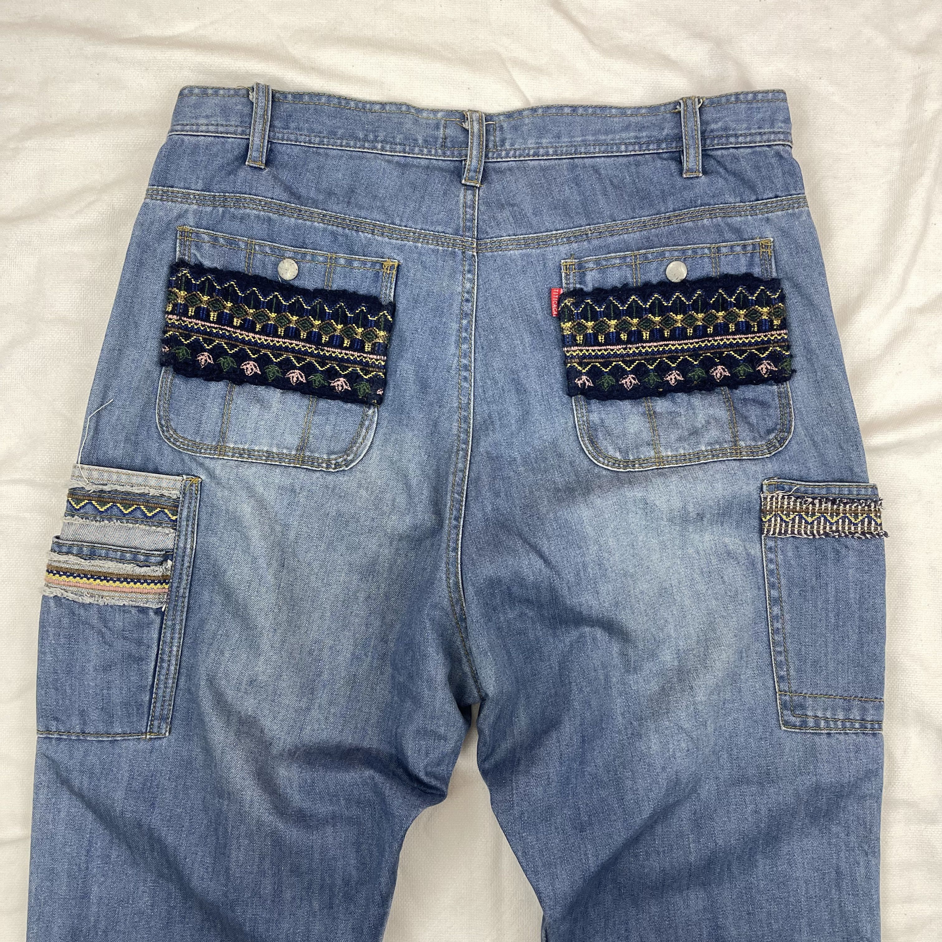 Japanese Brand TITICACA Denim Jeans #1220/AQ Size US 34 / EU 50 - 2 Thumbnail