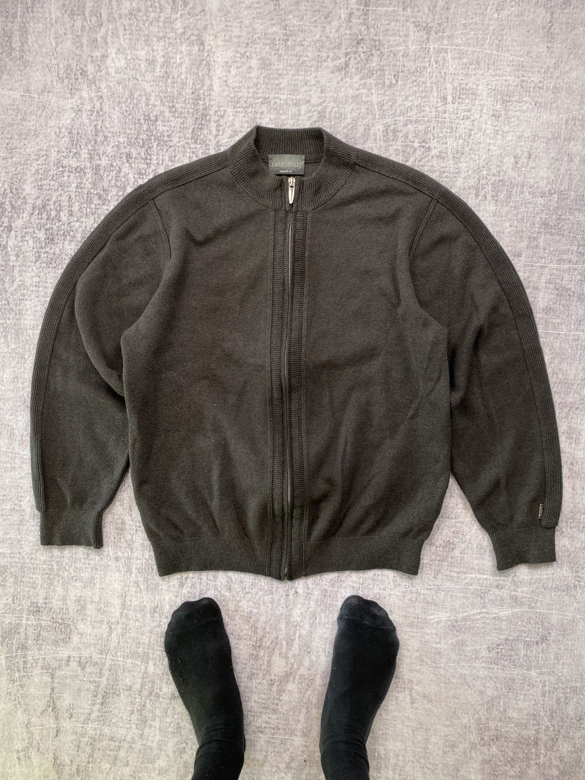 Carlo Colucci Vintage Carlo Colucci zip sweater Size US M / EU 48-50 / 2 - 1 Thumbnail