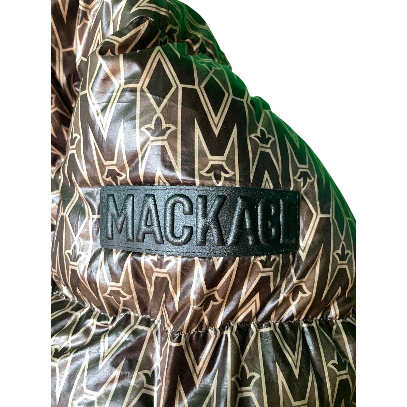 Mackage Mackage Puffer Monogram Women's Brown Jacket Size US L / EU 52-54 / 3 - 3 Thumbnail