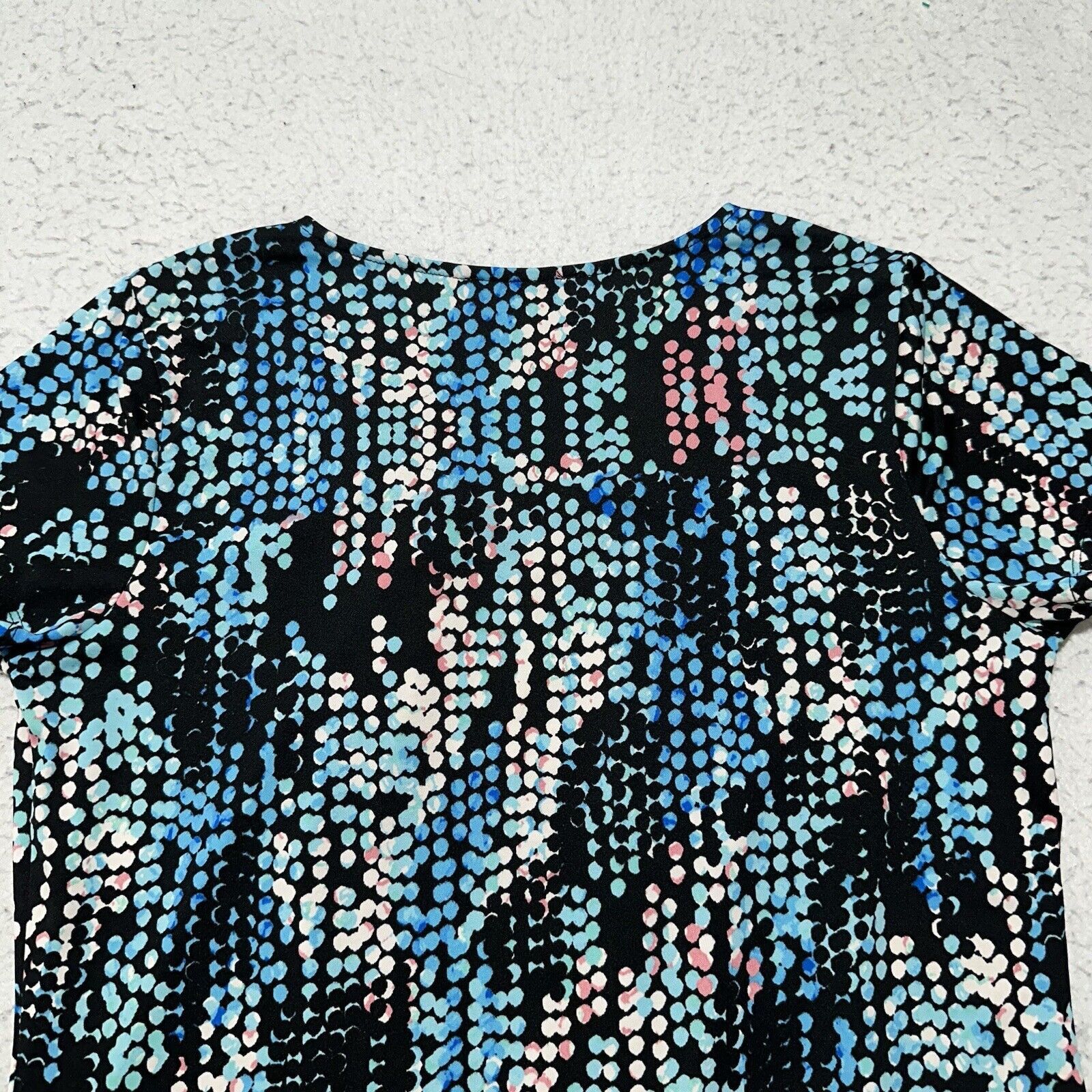Other Notations Small Crewneck T Shirt Blue Black Blouse Top Size S / US 4 / IT 40 - 11 Thumbnail