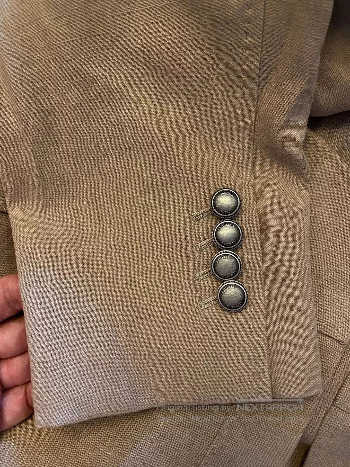 Brunello Cucinelli Brunello Cucinelli Linen Safari Jacket. Size US M / EU 48-50 / 2 - 9 Thumbnail
