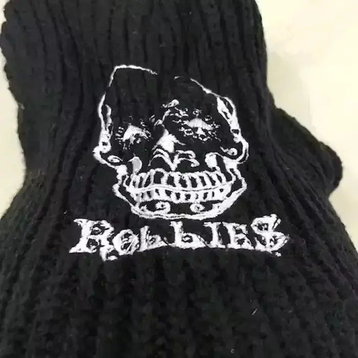 Japanese Brand Robbies Big Logo Skulls Seditionaries Beanie Hat Size ONE SIZE - 6 Thumbnail