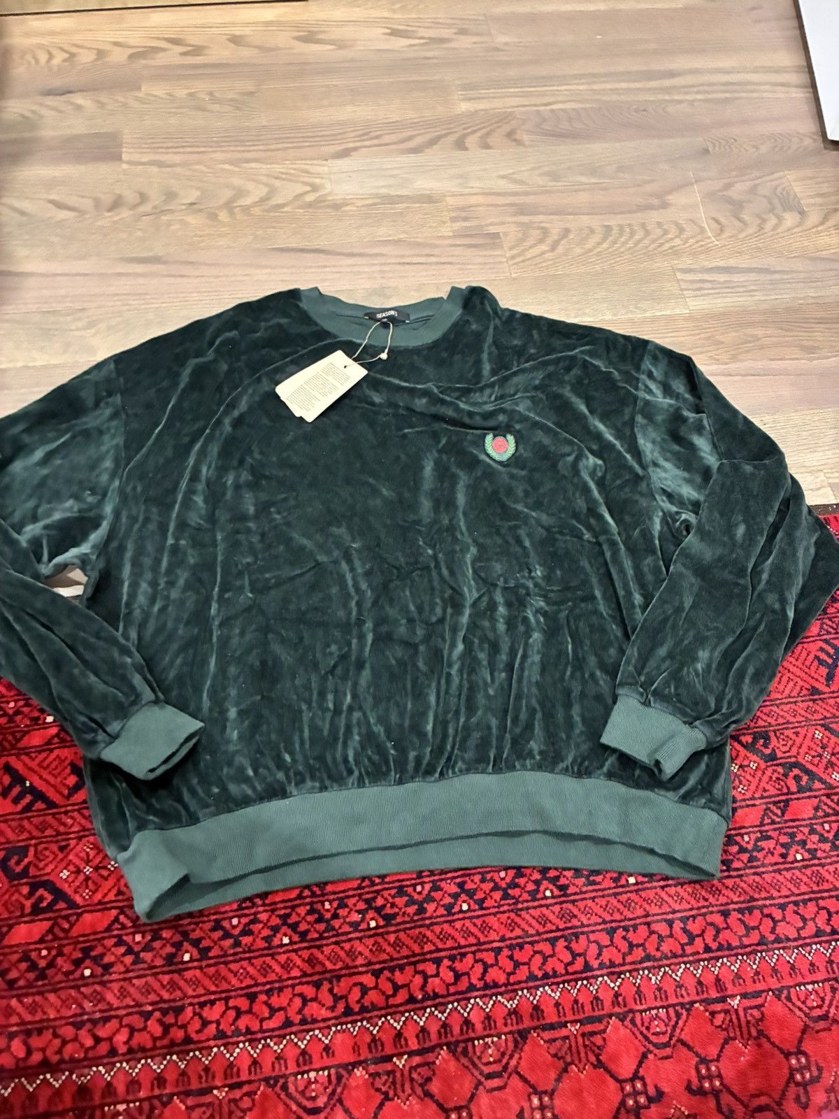 Yeezy Yeezy Season 5 Velour Sweater Size US XL / EU 56 / 4 - 1 Thumbnail