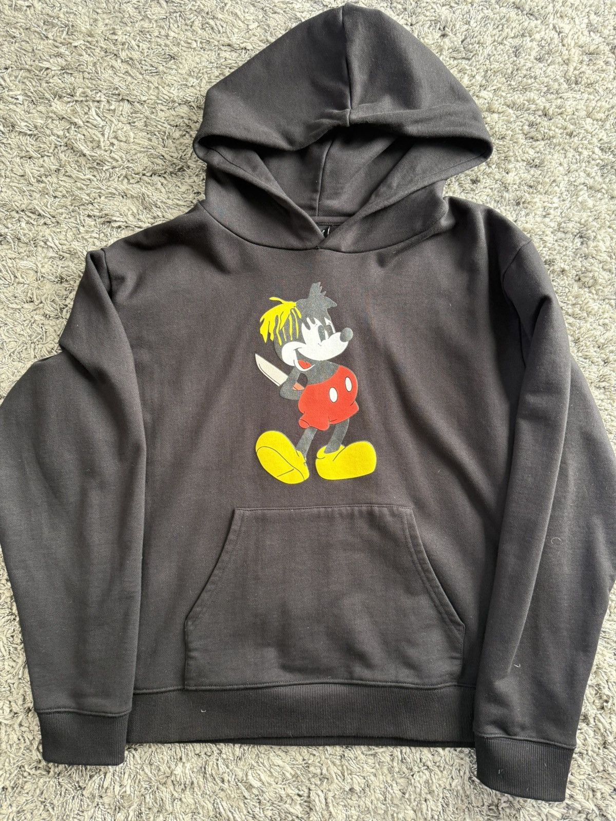 Revenge Revenge Mickey mouse black hoodie from X drop Size US M / EU 48-50 / 2 - 1 Thumbnail