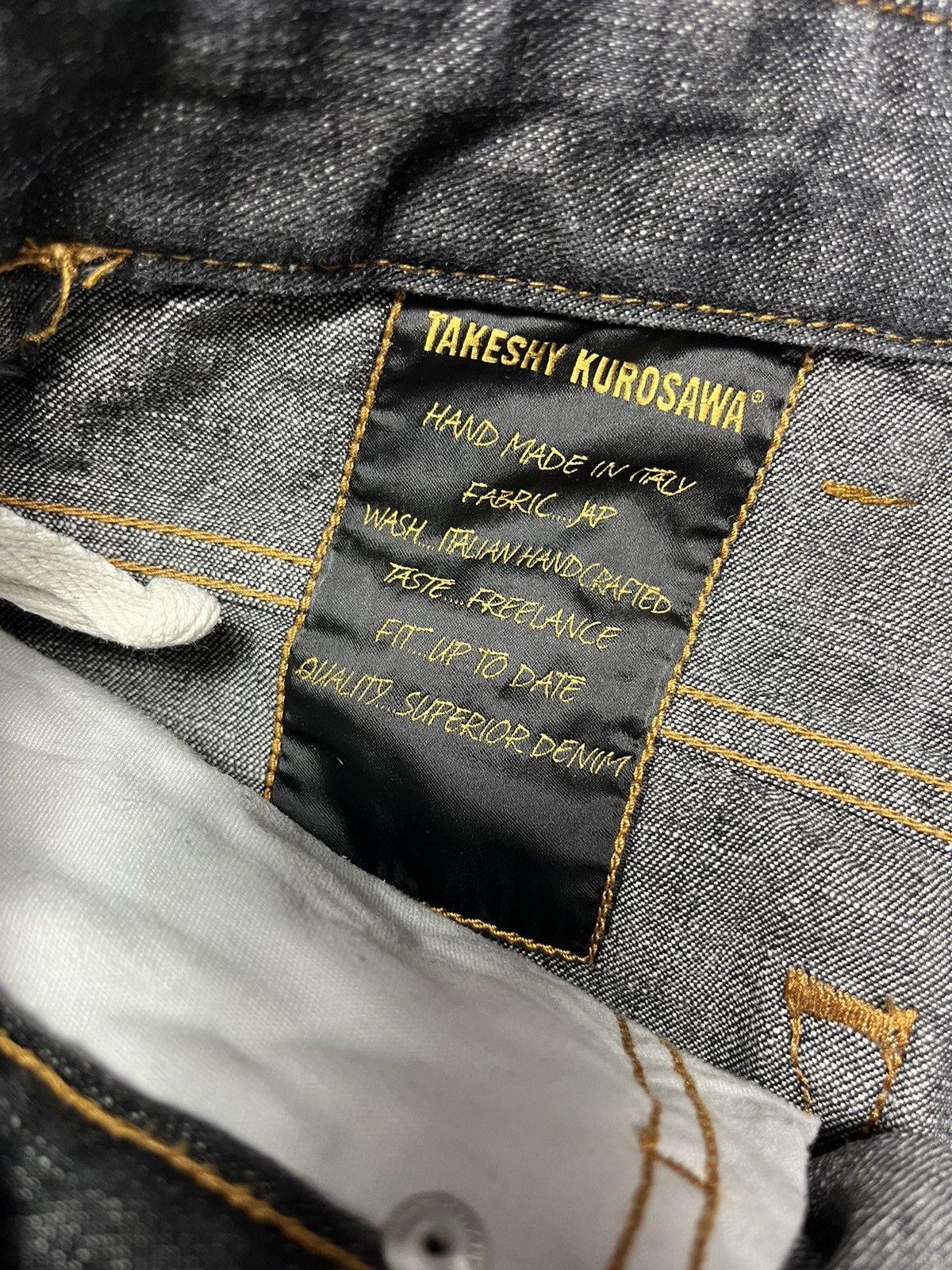 Takeshy Kurosawa × Vintage Vintage y2k Takeshi Kurosawa skinny distressed biker denim Size US 32 / EU 48 - 14 Thumbnail