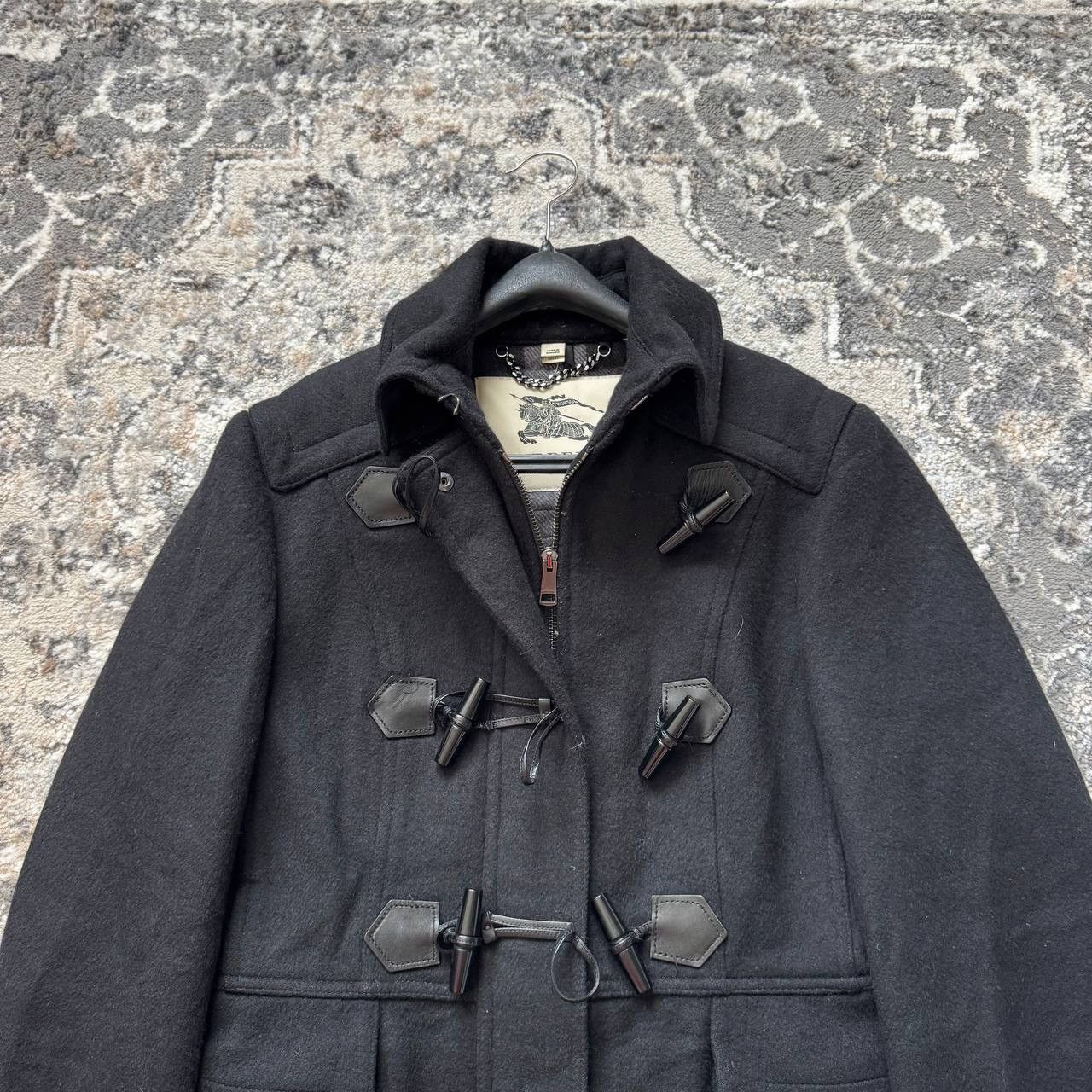 Burberry Burberry Wool Duffle Coat Nova Check England Jacket Size XL / US 12-14 / IT 48-50 - 4 Thumbnail