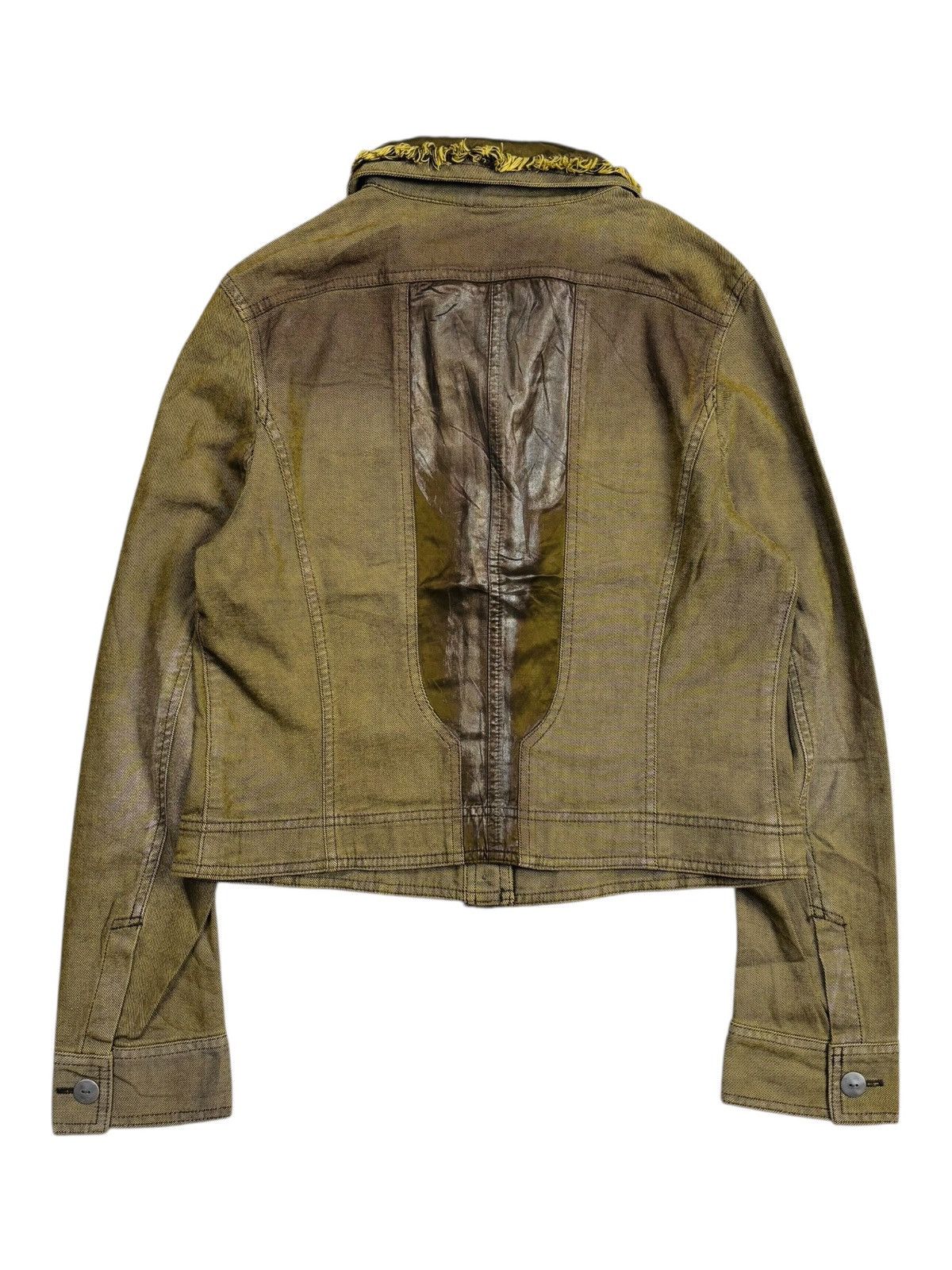 If Six Was Nine 2000s Intellection - Apoaclypse Style Denim Jacket Size M / US 6-8 / IT 42-44 - 3 Thumbnail