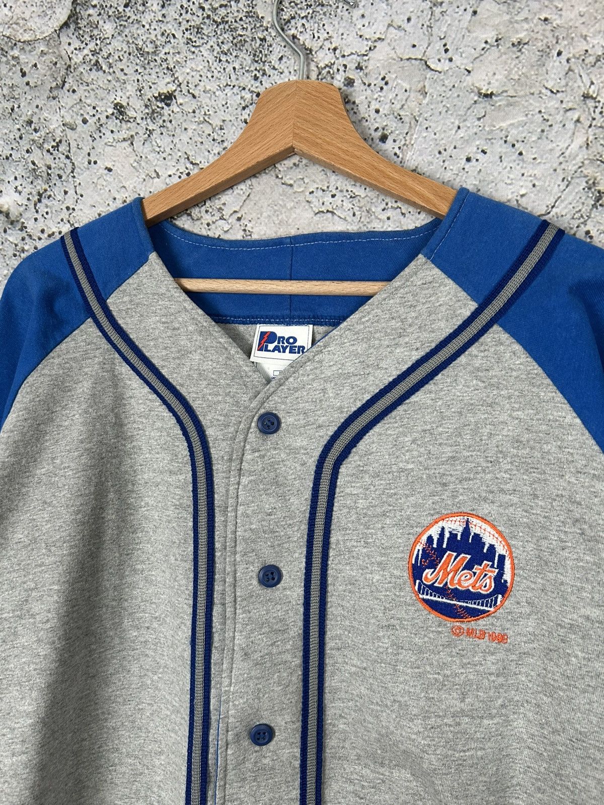 MLB × Pro Player × Vintage Vintage New York Mets MLB Baseball Jersey 1996 Pro Player Size US L / EU 52-54 / 3 - 3 Thumbnail