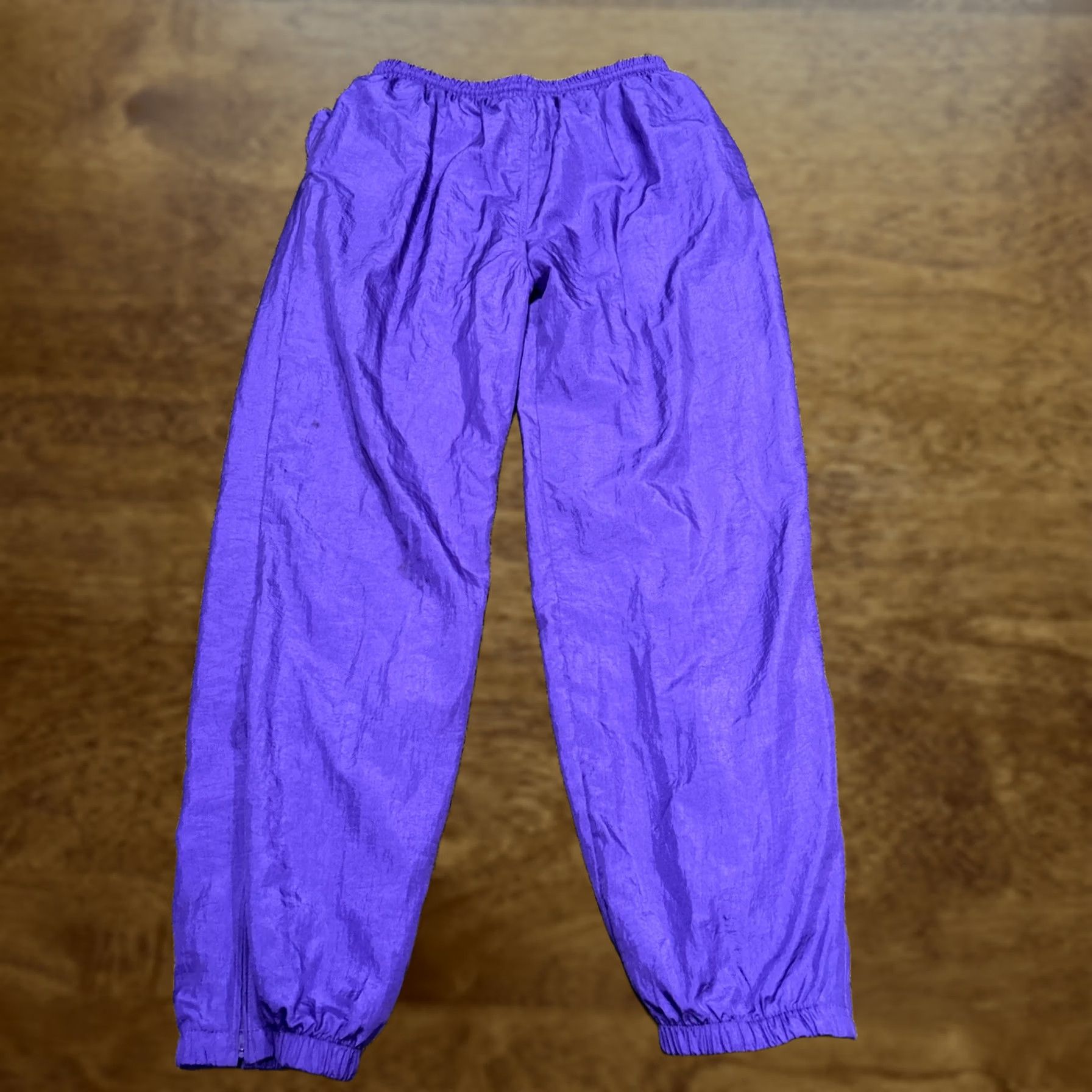 Vintage Active Women’s L Purple Nylon Windbreaker Pants Track Pants Size 36" / US 14 / IT 50 - 1 Thumbnail