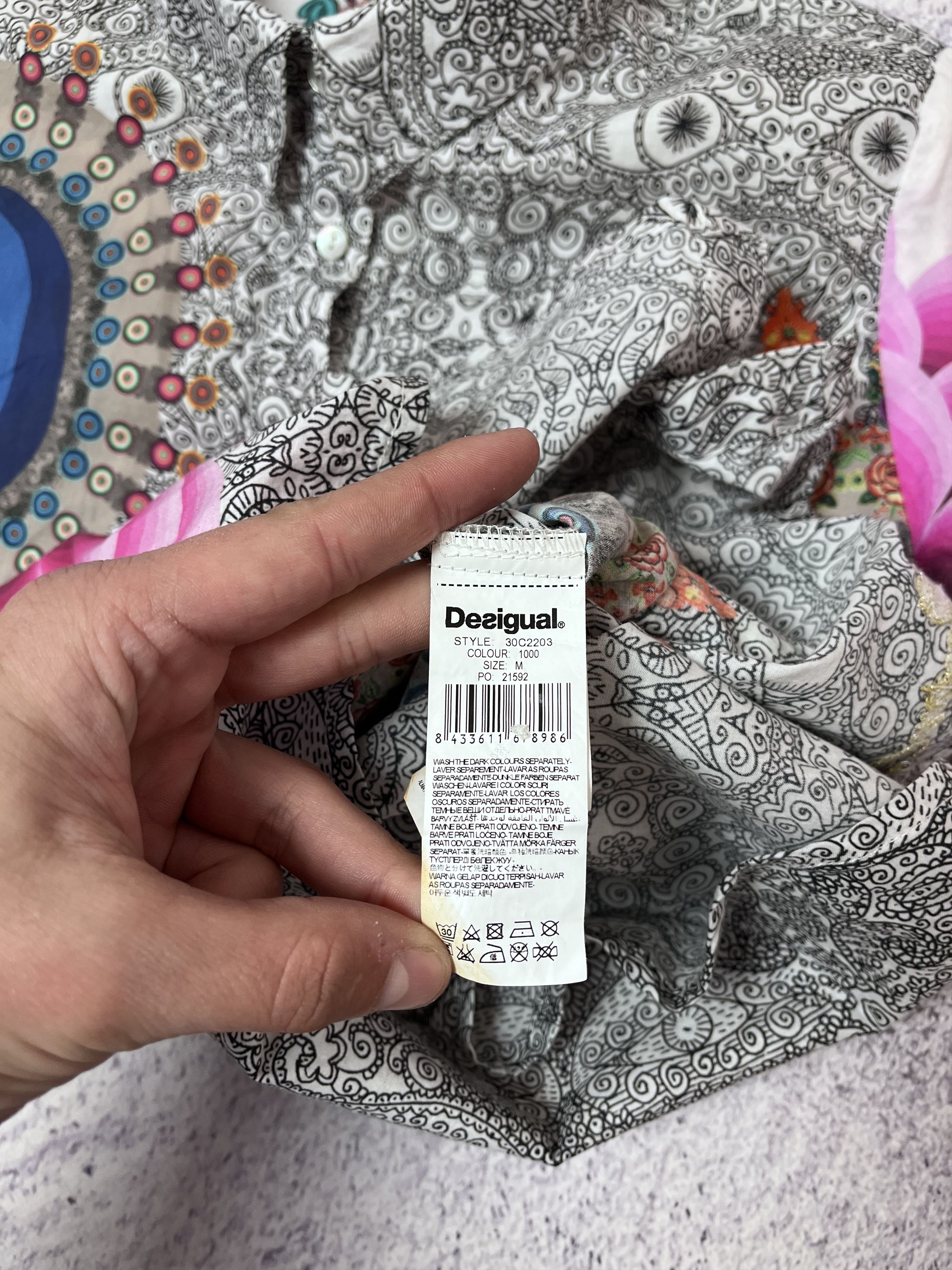 Desigual × Japanese Brand Women Button-down shirt Desigual size M flover and fauna Size M / US 6-8 / IT 42-44 - 8 Thumbnail