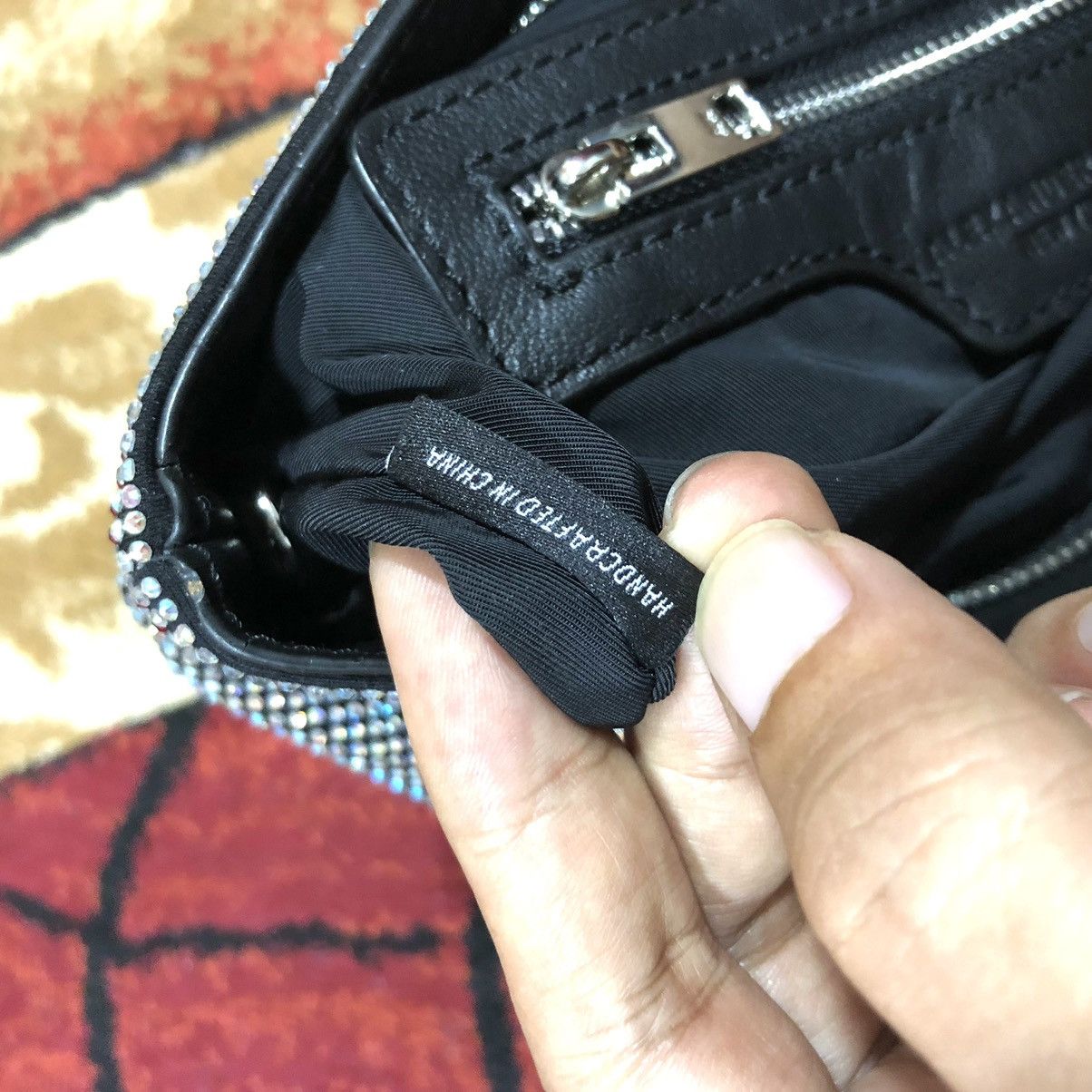 Alexander Wang Vintage Rare Alexander Wang Crystal Design Handbag Size ONE SIZE - 13 Thumbnail