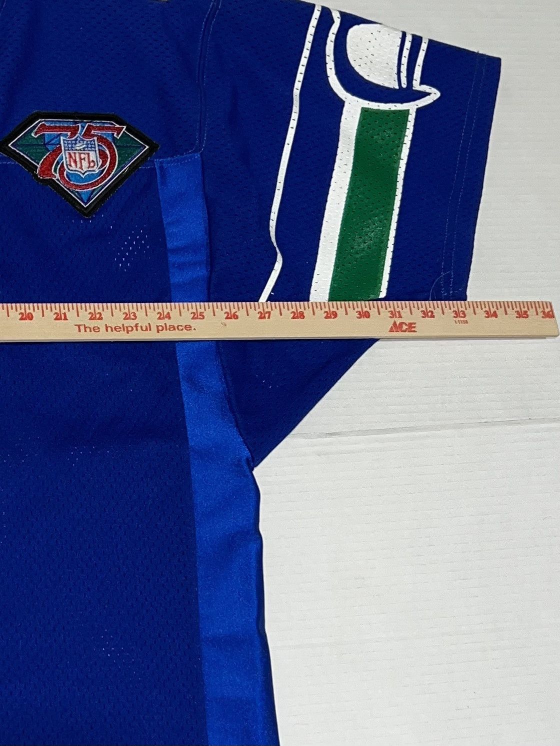 Wilson Vintage 90s Seattle Seahawks Rick Mirer Wilson 75th Jersey Size US L / EU 52-54 / 3 - 12 Thumbnail