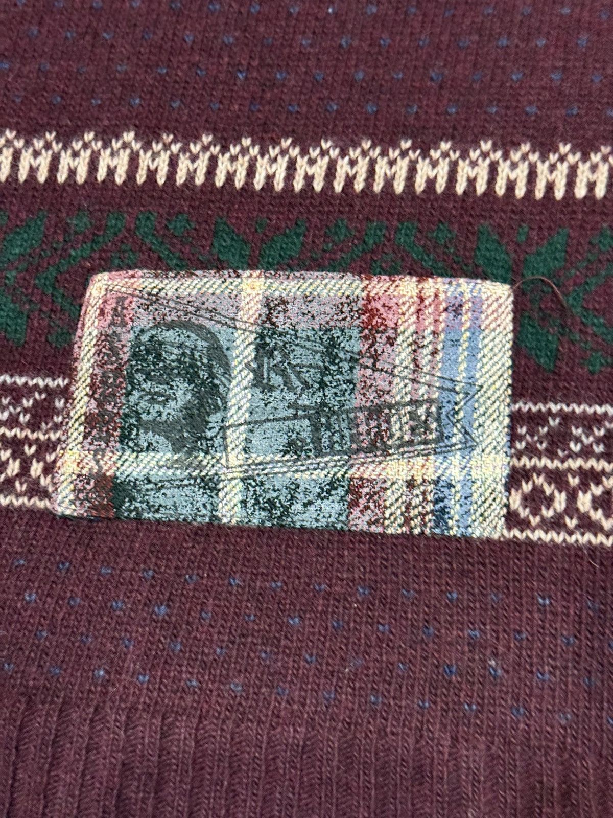 Raf Simons 2005 Raf Simons archive patched knit sweater Size US S / EU 44-46 / 1 - 9 Thumbnail