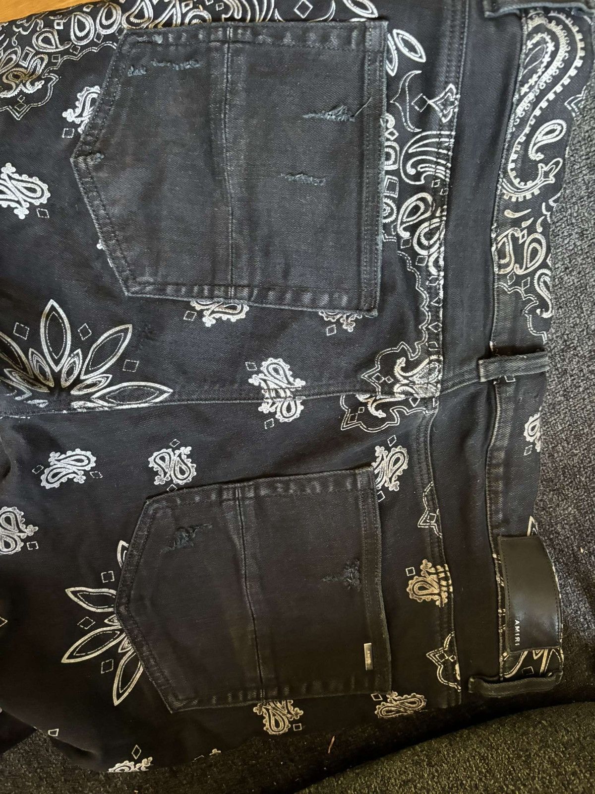 Amiri Amiri bandanna jeans Size US 36 / EU 52 - 4 Thumbnail
