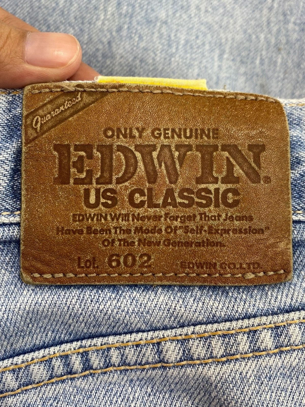 Edwin Edwin Us Classic Faded Wash Style Loose Jeans Size US 32 / EU 48 - 13 Thumbnail