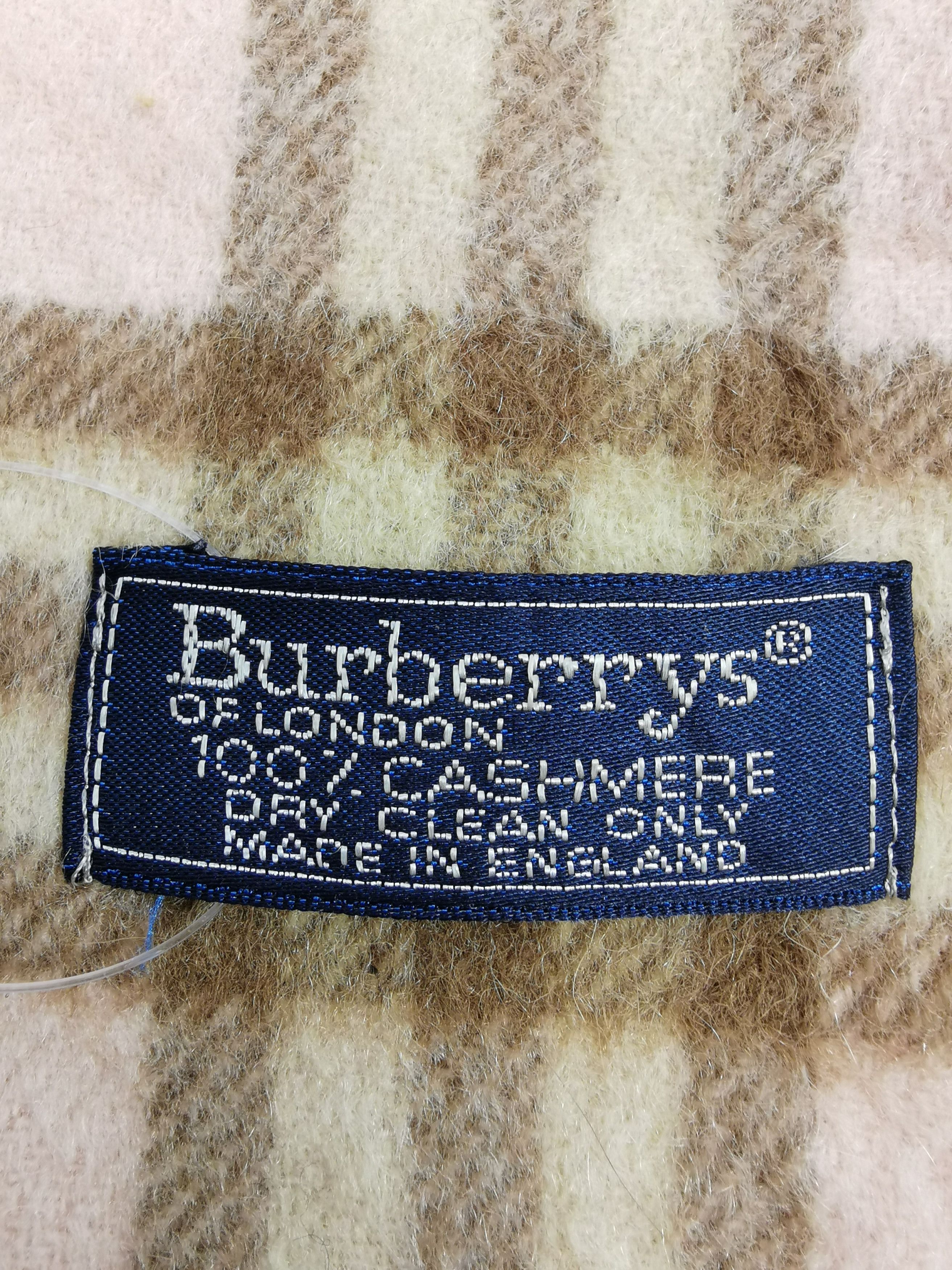 Burberry Burberry scarf muffler nova check cashmere Size ONE SIZE - 4 Thumbnail