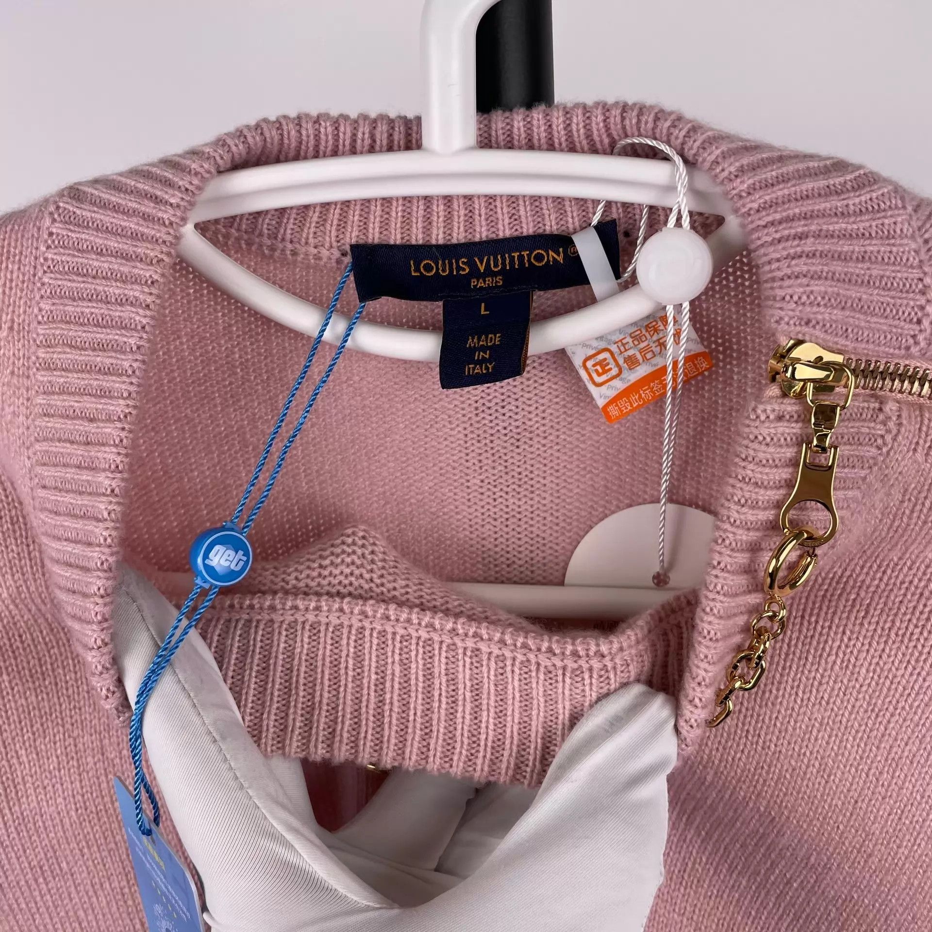 Louis Vuitton LV Wool Long-Sleeve Top L Size L / US 10 / IT 46 - 3 Thumbnail