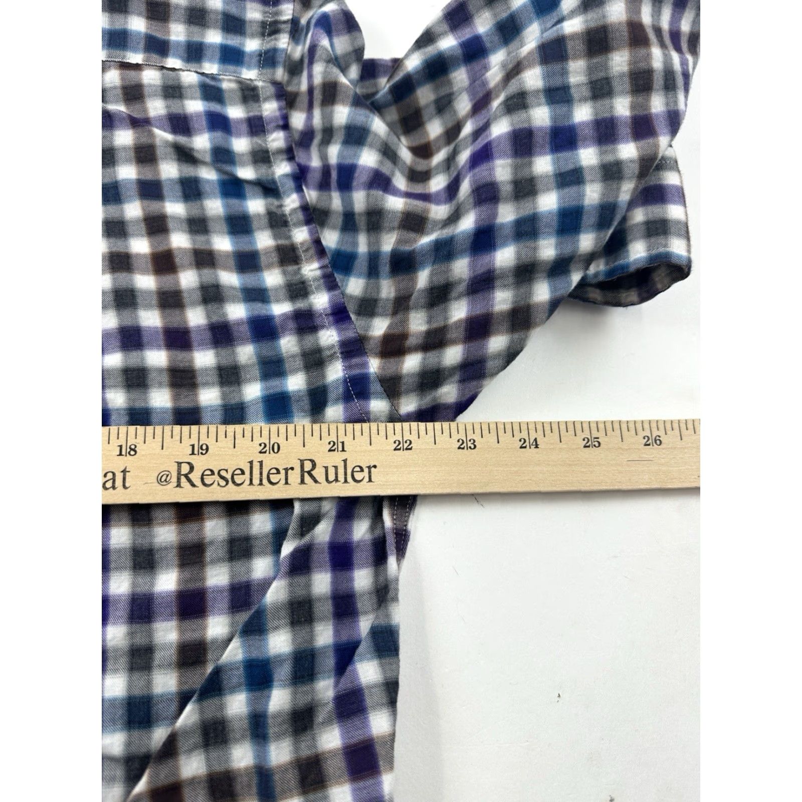 Rodd & Gunn Rodd & Gunn Shirt Mens XL Gingham Plaid Long Sleeve Button-Up Multicolor Classic Casual Business Workwear U n i s e x A d u l t s Mens Size US XL / EU 56 / 4 - 8 Thumbnail