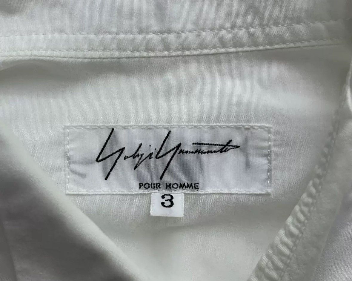 Yohji Yamamoto Yohji Yamamoto 14aw Neck White Shirt 2412-Nextarrow Size US L / EU 52-54 / 3 - 4 Thumbnail