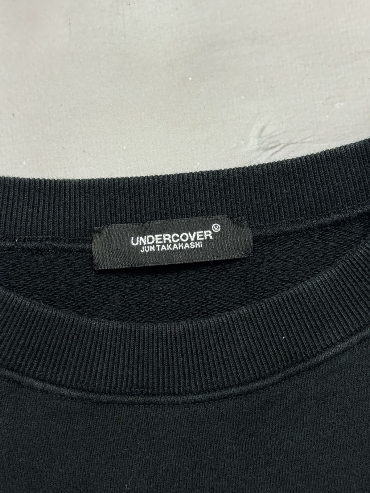 Undercover Fw21 Undercover Teddy Falling Sweatshirt(Black/L) Size US L / EU 52-54 / 3 - 5 Thumbnail