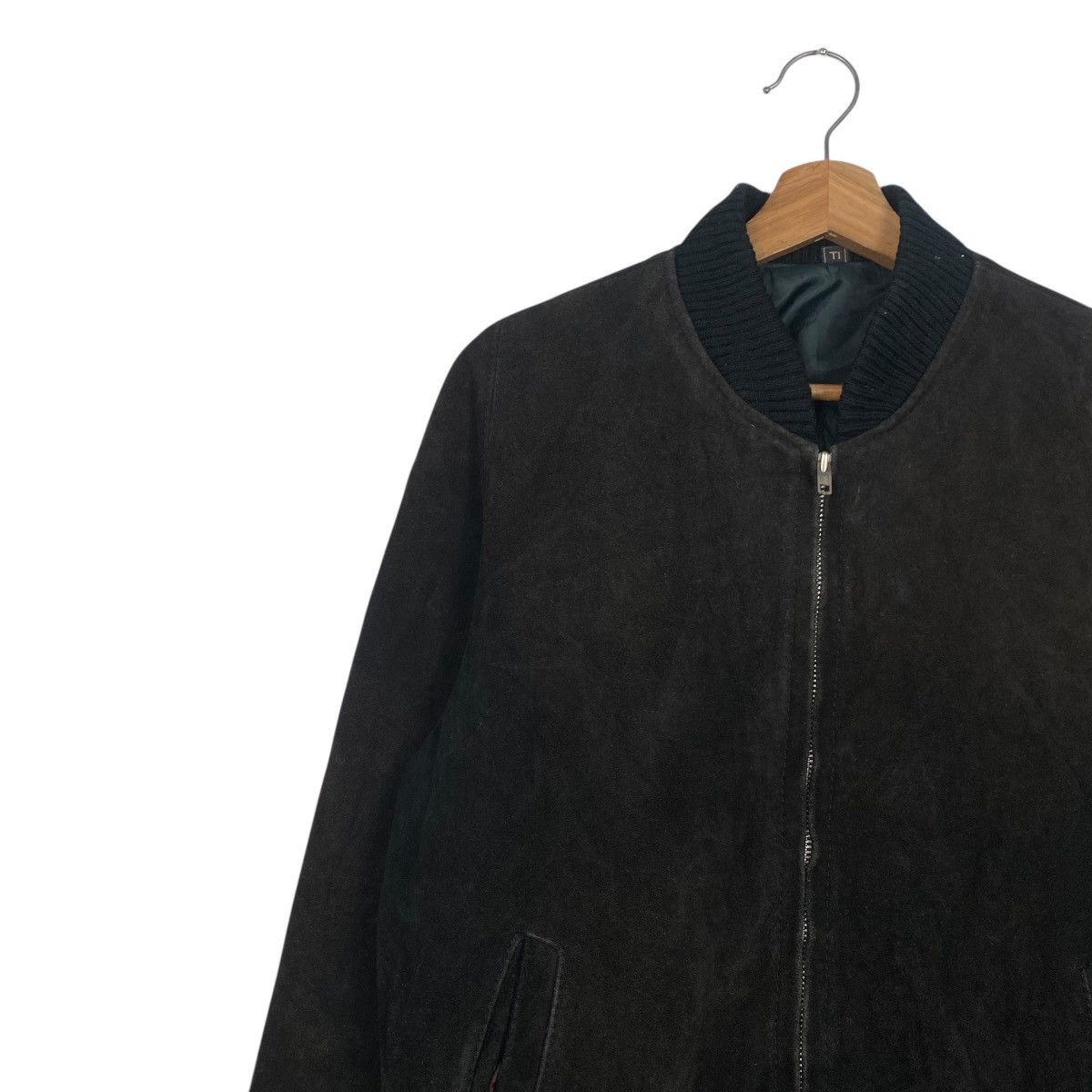 Leather Vintage suede leather bomber jacket Size US L / EU 52-54 / 3 - 6 Thumbnail