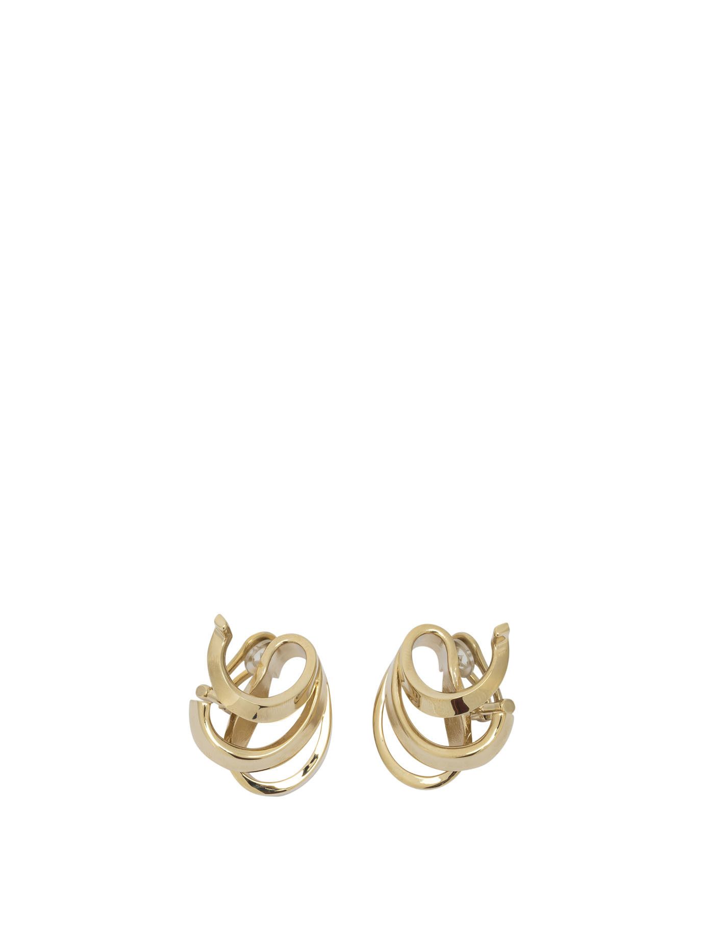Salvatore Ferragamo Ferragamo Leafbig Earrings UNI Women - USA Duties Paid Size ONE SIZE - 1 Thumbnail
