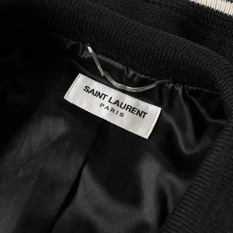 Saint Laurent Paris o1s1wg110925 354718 Saint Laurent Teddy in Wool Jacket Black Size US S / EU 44-46 / 1 - 2 Thumbnail