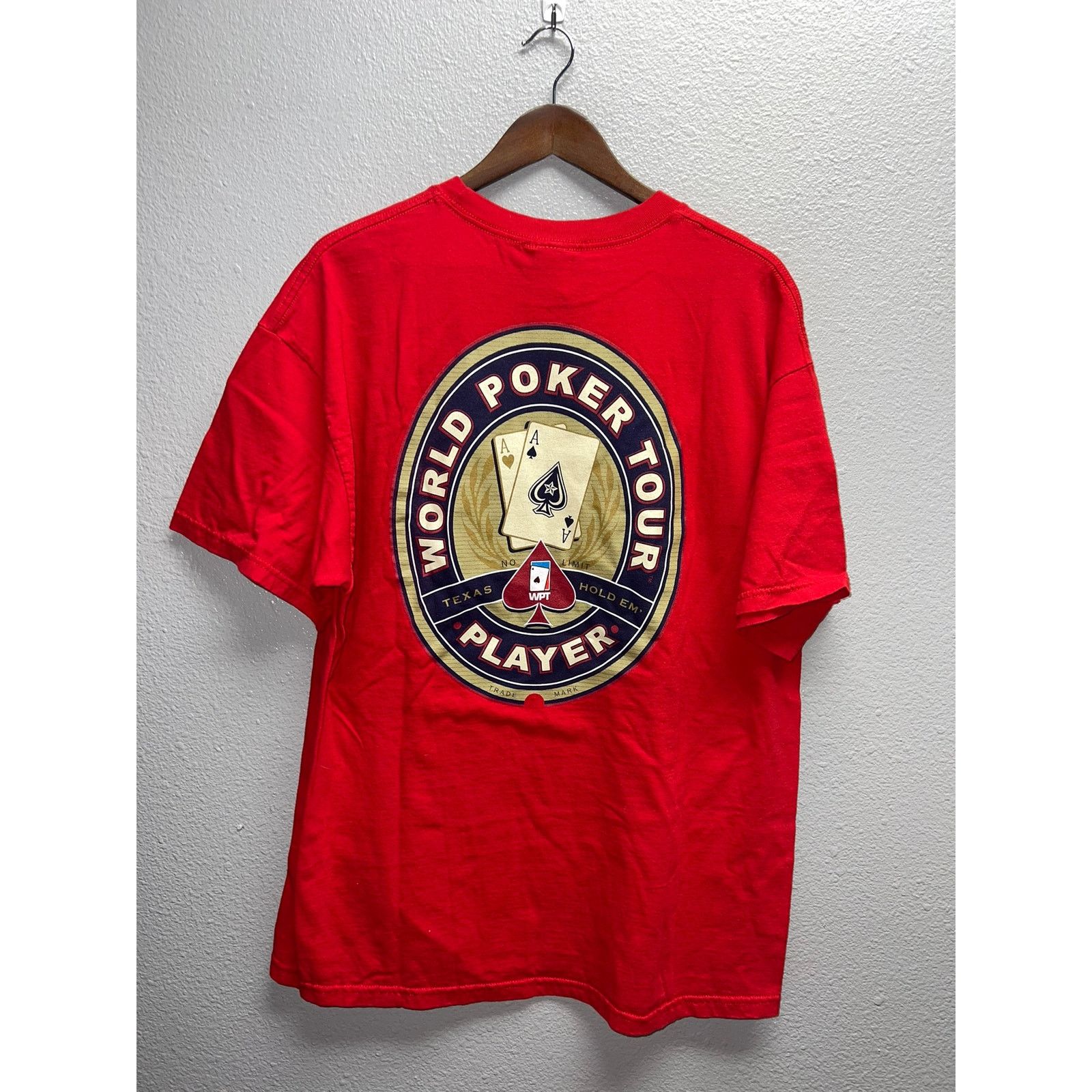 Vintage Vintage World Poker Tour Shirt Texas Hold Em Player Tee 90s Size US XL / EU 56 / 4 - 1 Thumbnail